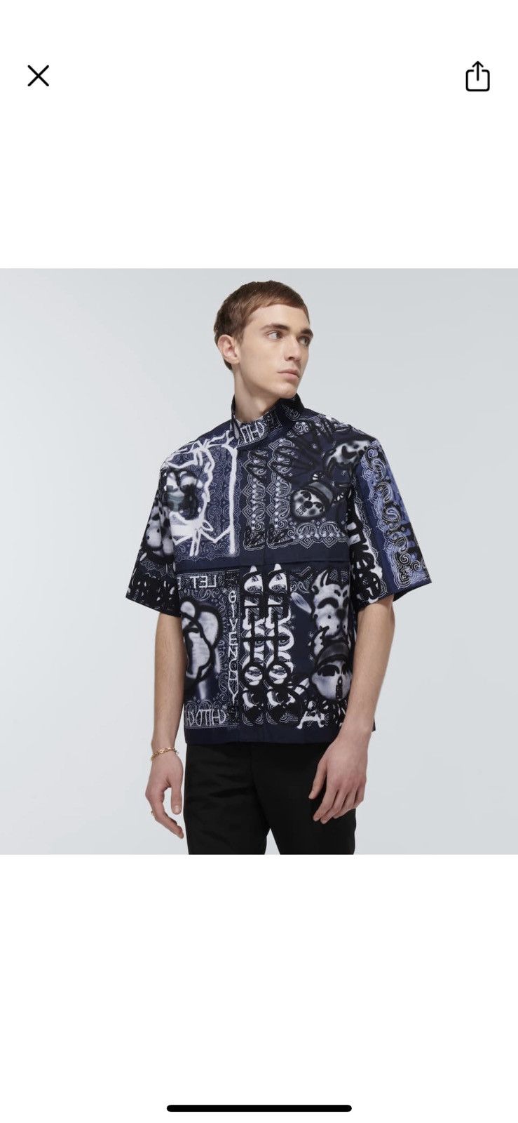 Givenchy Givenchy Bandana short sleeve t-shirt Size US M / EU 48-50 / 2 - 2 Thumbnail