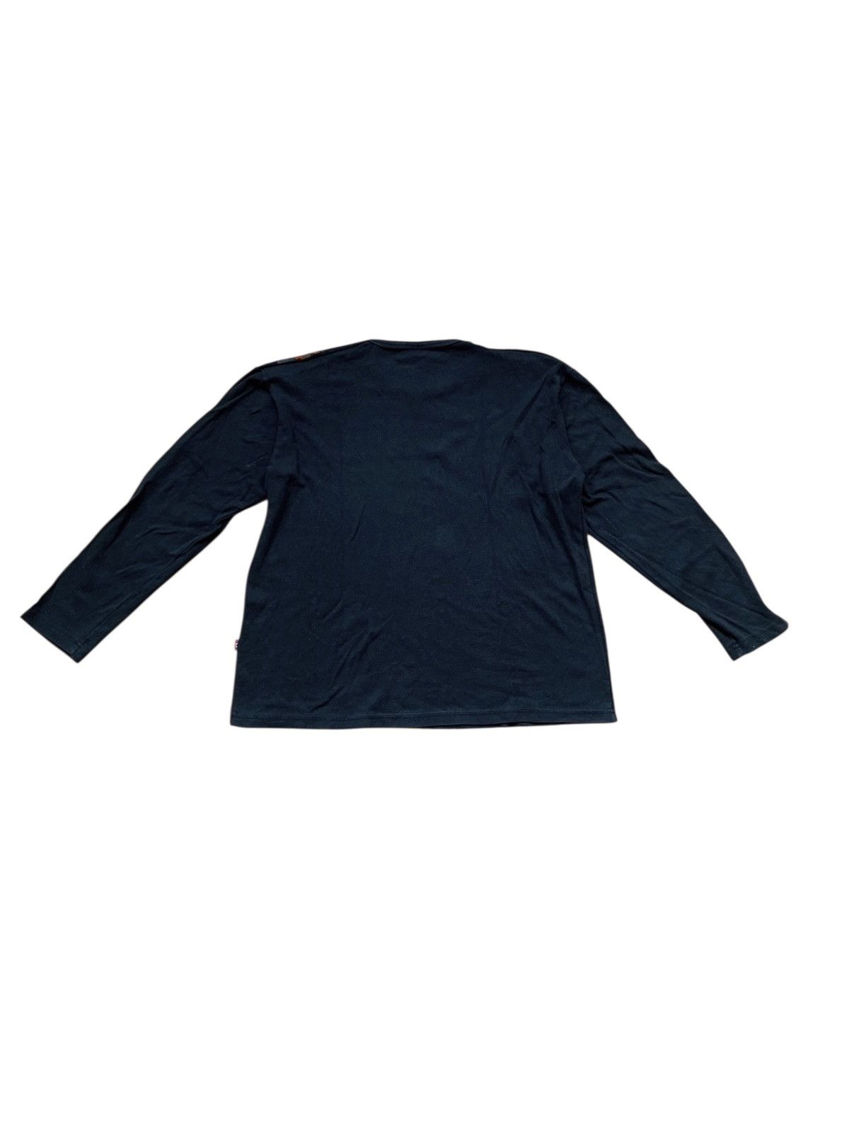 Diesel Diesel | Navy Long Sleeve Shirt with Orange Detailing Size US XL / EU 56 / 4 - 2 Thumbnail