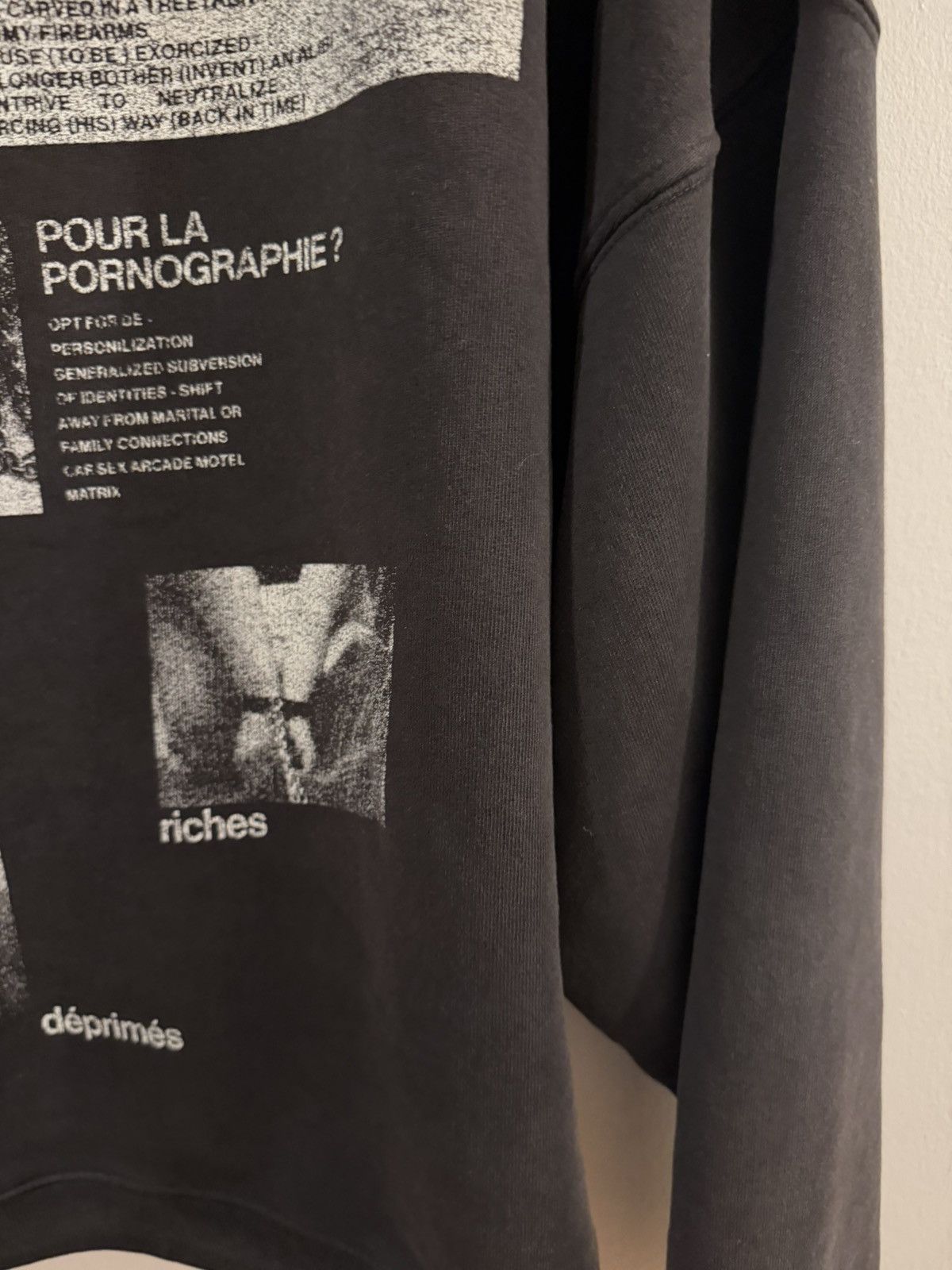 Enfants Riches Deprimes Enfants Riches Déprimés ‘Pour La Pornographie?' Hoodie Size US M / EU 48-50 / 2 - 11 Thumbnail