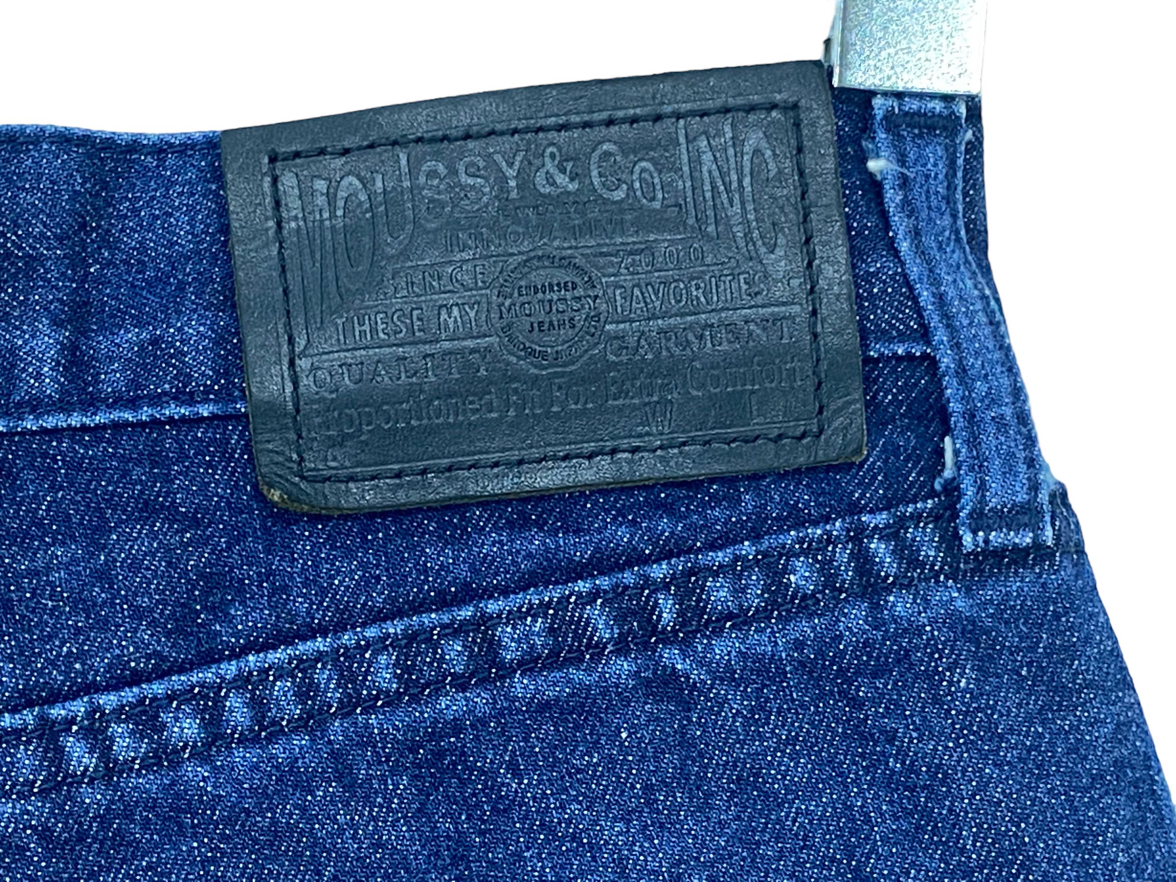 MOUSSY Vintage Moussy Cropped Skinny Jeans - Workwear Denim Pants Size 25" / US 0 / IT 36 - 13 Thumbnail