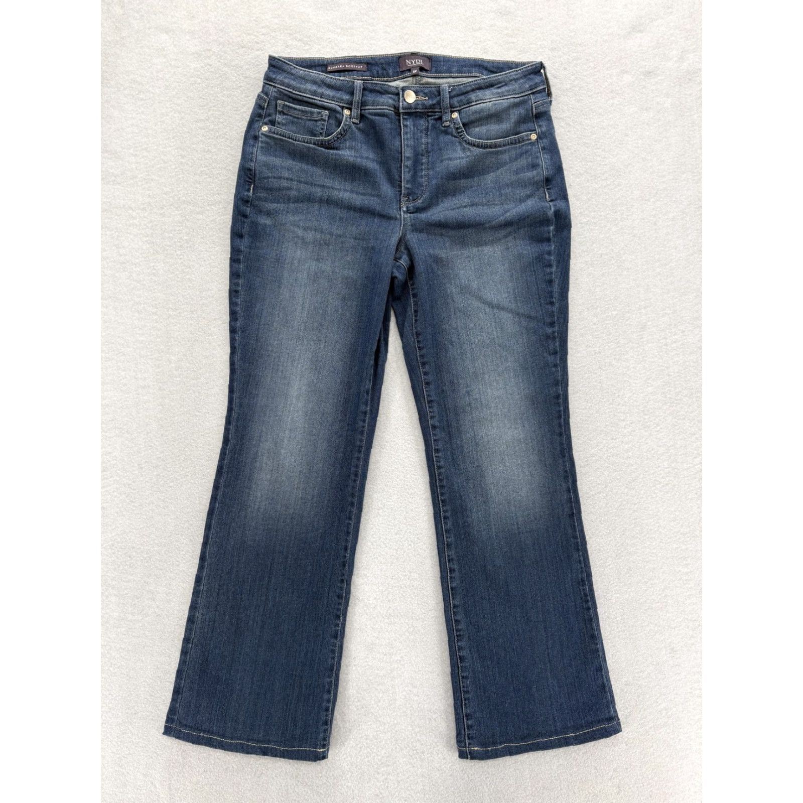 NYDJ NYDJ Jeans Womens 8P Petite Bootcut Mid Rise Blue Denim Pants Size 30" / US 8 / IT 44 - 2 Thumbnail