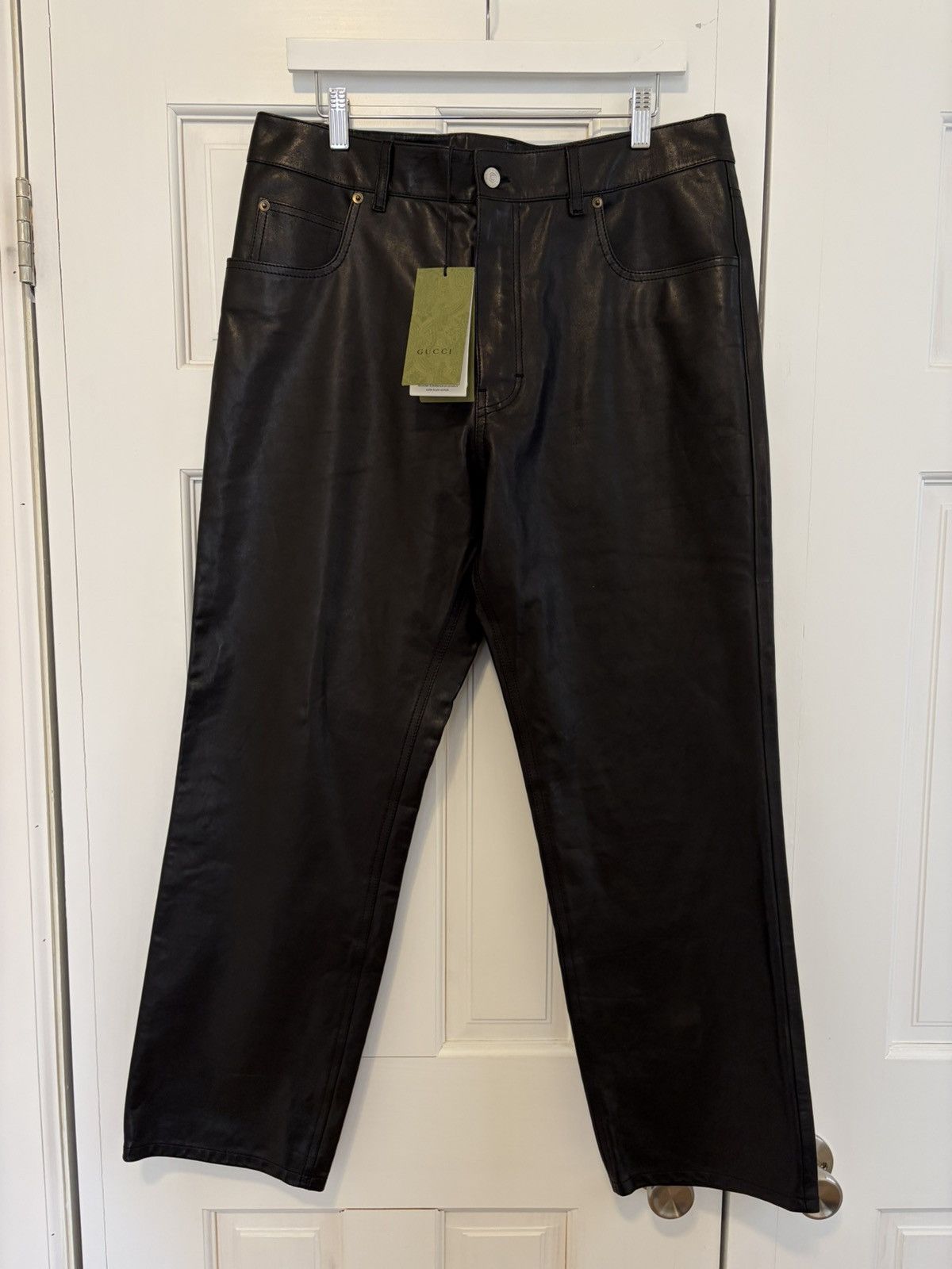 Gucci Gucci leather pants Size US 34 / EU 50 - 2 Thumbnail