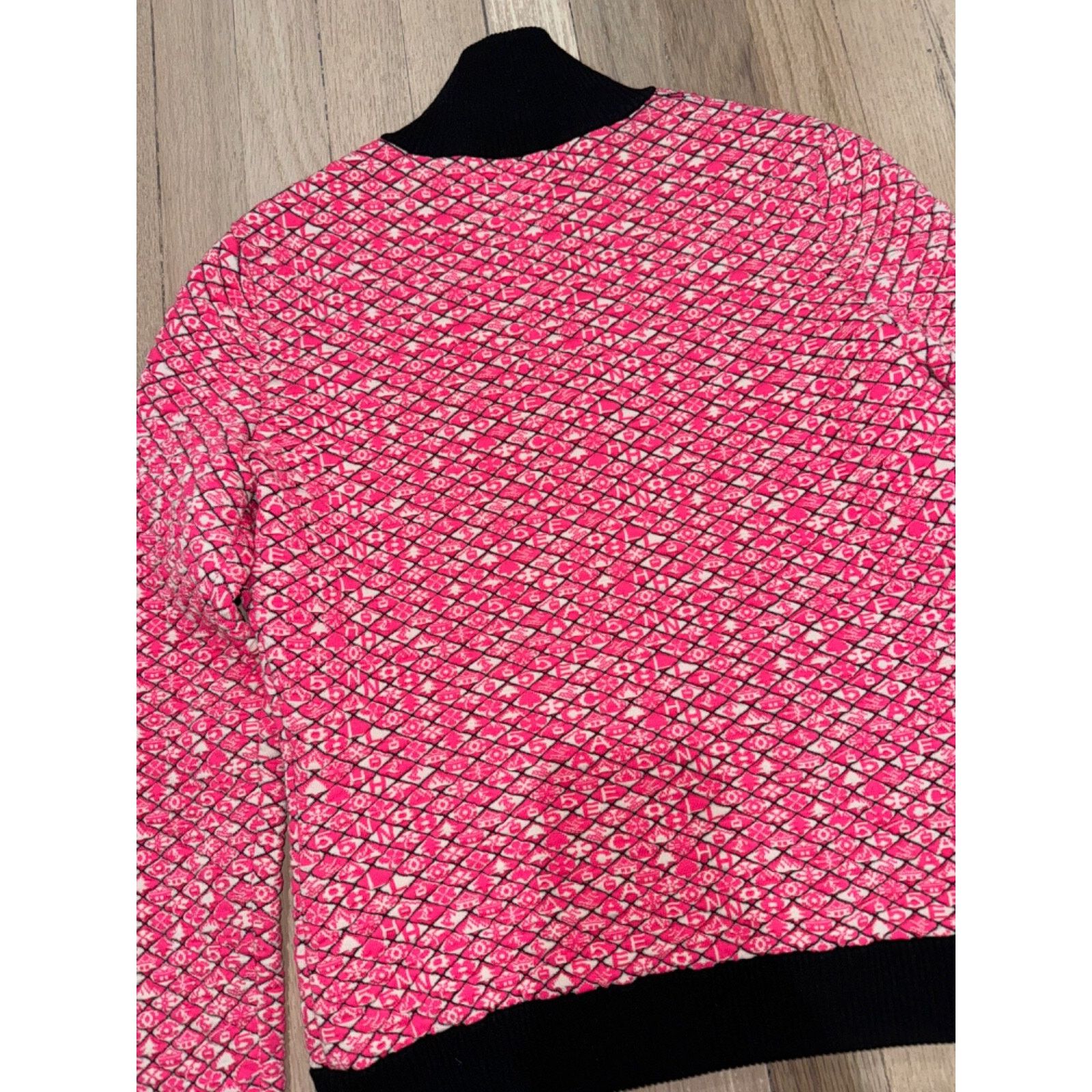 Chanel Chanel 19B Coco Neige Ski Pink Quilted Black Logo Wool Size XS / US 0-2 / IT 36-38 - 17 Thumbnail