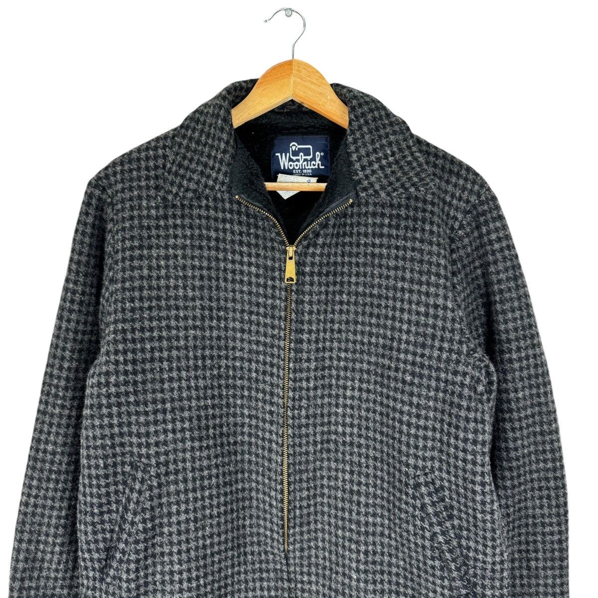 Vintage 🌟WOOLRICH PLAIDS WOOL ZIPPER JACKET Size US M / EU 48-50 / 2 - 2 Thumbnail