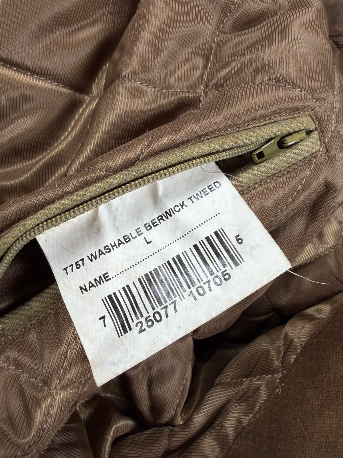 Barbour Barbour Washable Berwick Tweed Jacket Men's Large Green Size US L / EU 52-54 / 3 - 8 Thumbnail