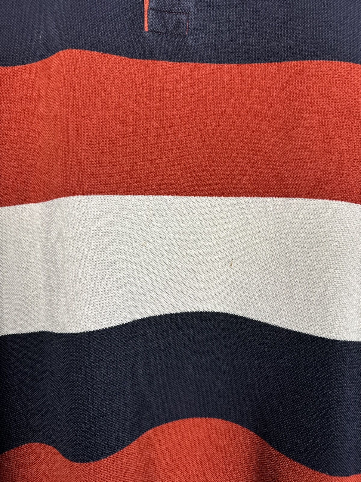Lacoste Lacoste Long Sleeve Striped Polo Shirt Rugby Style Size 6 Size US XL / EU 56 / 4 - 17 Thumbnail
