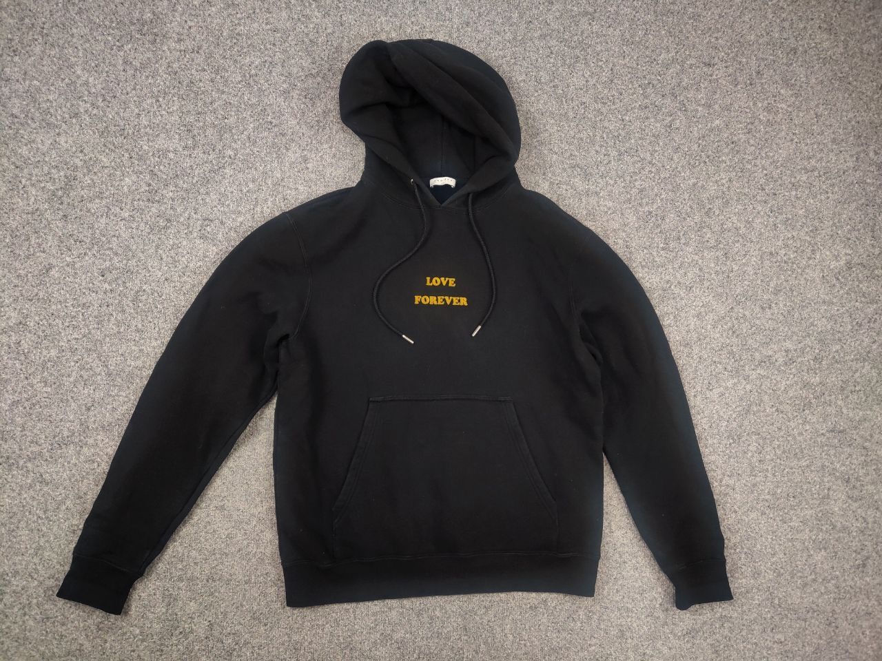 Sandro Sandro Paris Design Black Love Forever Logo Oversized Hoodie Size US L / EU 52-54 / 3 - 3 Thumbnail