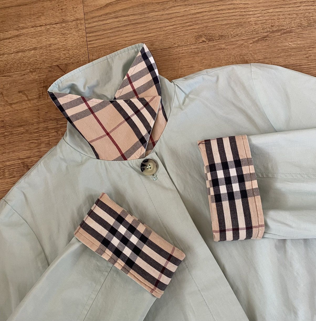 Burberry Burberry Nylon/Coton Nova Check Jacket x Vintage x Luxury Size S / US 4 / IT 40 - 3 Thumbnail