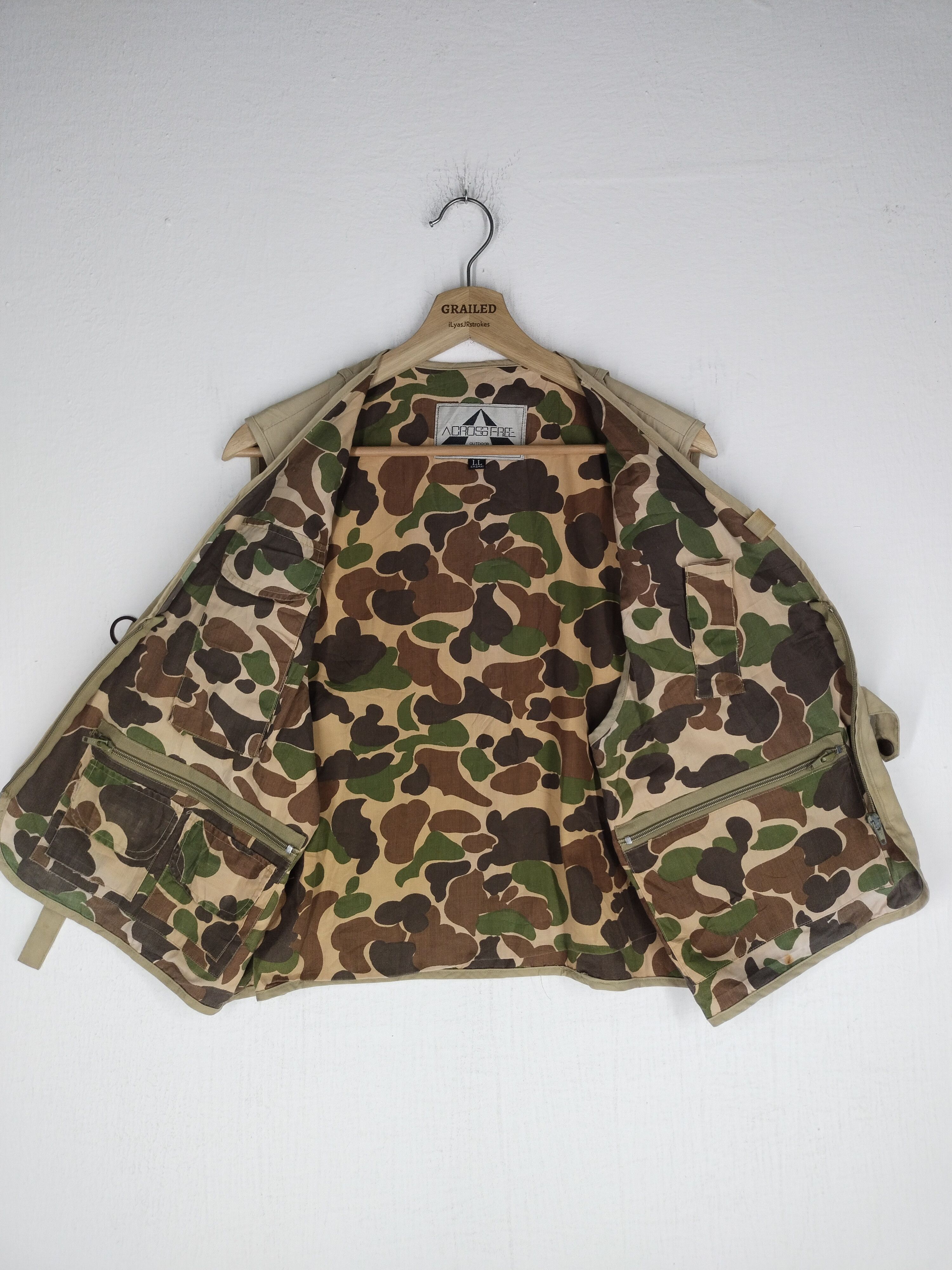 Gear for Sports 🔥 Vtg Camo Vest Reversible Tactical Pocket Size US L / EU 52-54 / 3 - 5 Thumbnail