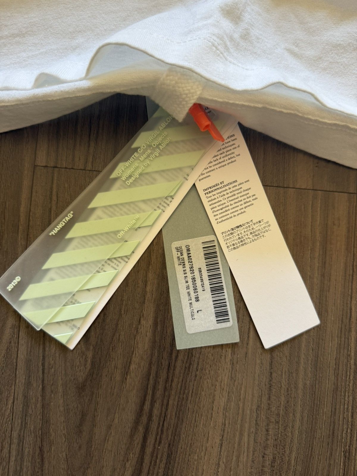 Off-White Off-White “Ocean Debris” T-Shirt White Size L Virgil Abloh Size US L / EU 52-54 / 3 - 2 Thumbnail