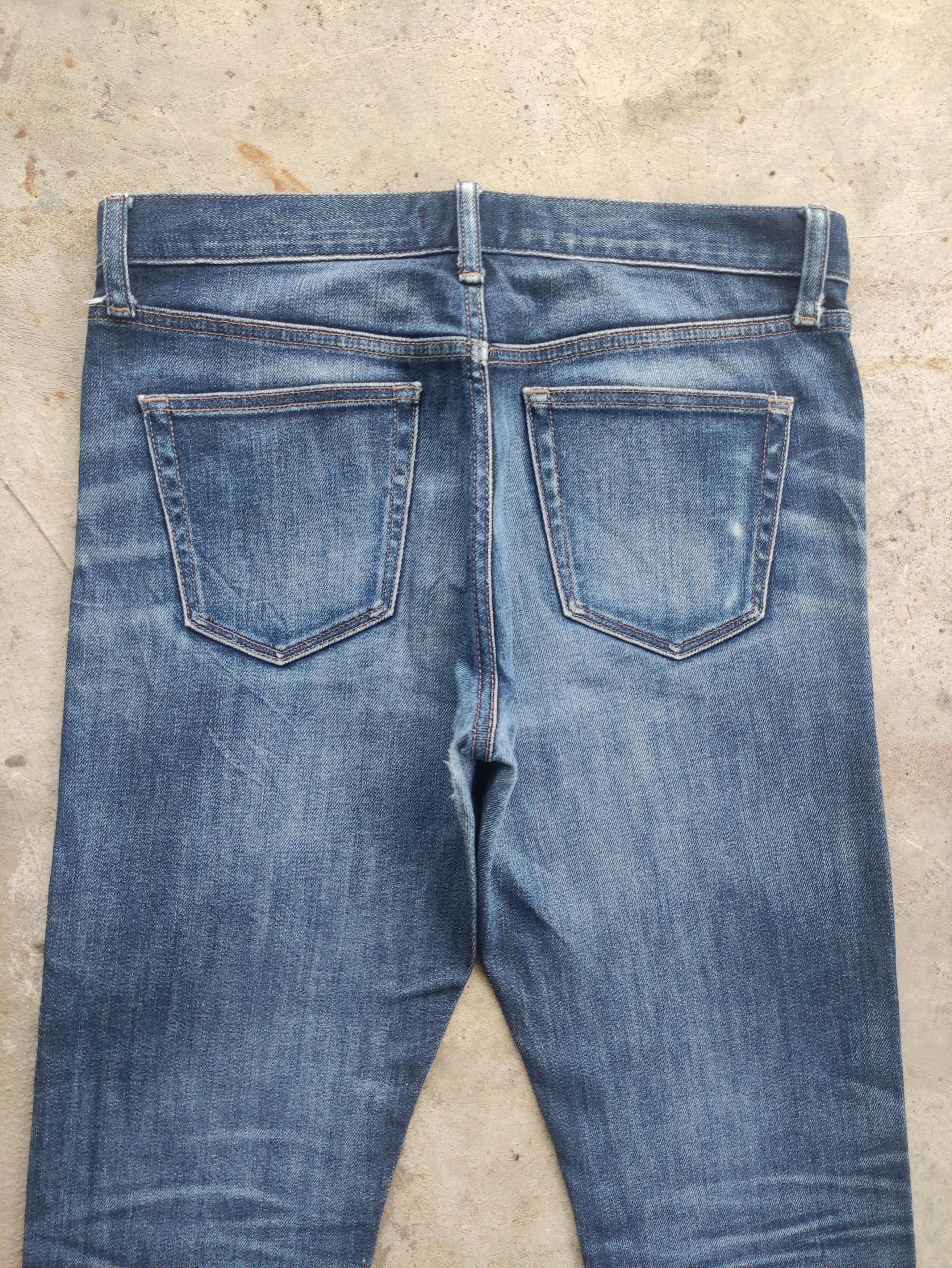 Japanese Brand Vintage Japanese Jean Distressed Fader Denim Pants Size US 34 / EU 50 - 8 Thumbnail