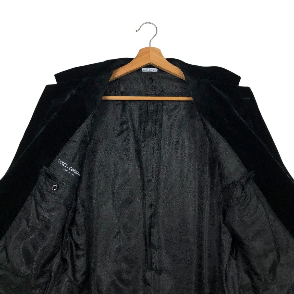 Dolce & Gabbana 🔥VINTAGE SUITE COATS JACKET DOLCE & GABBANA ITALY RICH BLACK Size US M / EU 48-50 / 2 - 16 Thumbnail