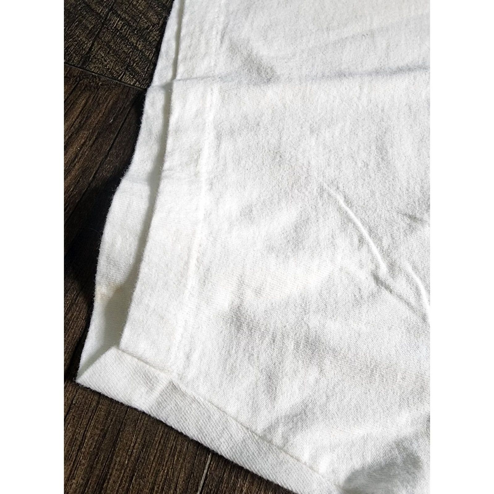 Vintage VINTAGE Beach Bound Plus Sized T-Shirt Cover Up Dress Short Sleeve White Pockets 1990s Womens Menaces? Size ONE SIZE - 5 Thumbnail