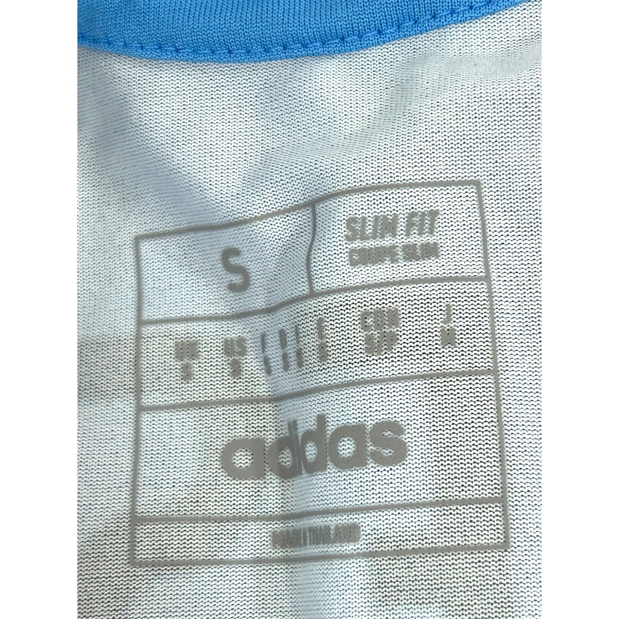 Adidas Adidas Messi Soccer Jersey S Slim White Blue 2022 Short Slee Size US S / EU 44-46 / 1 - 5 Thumbnail