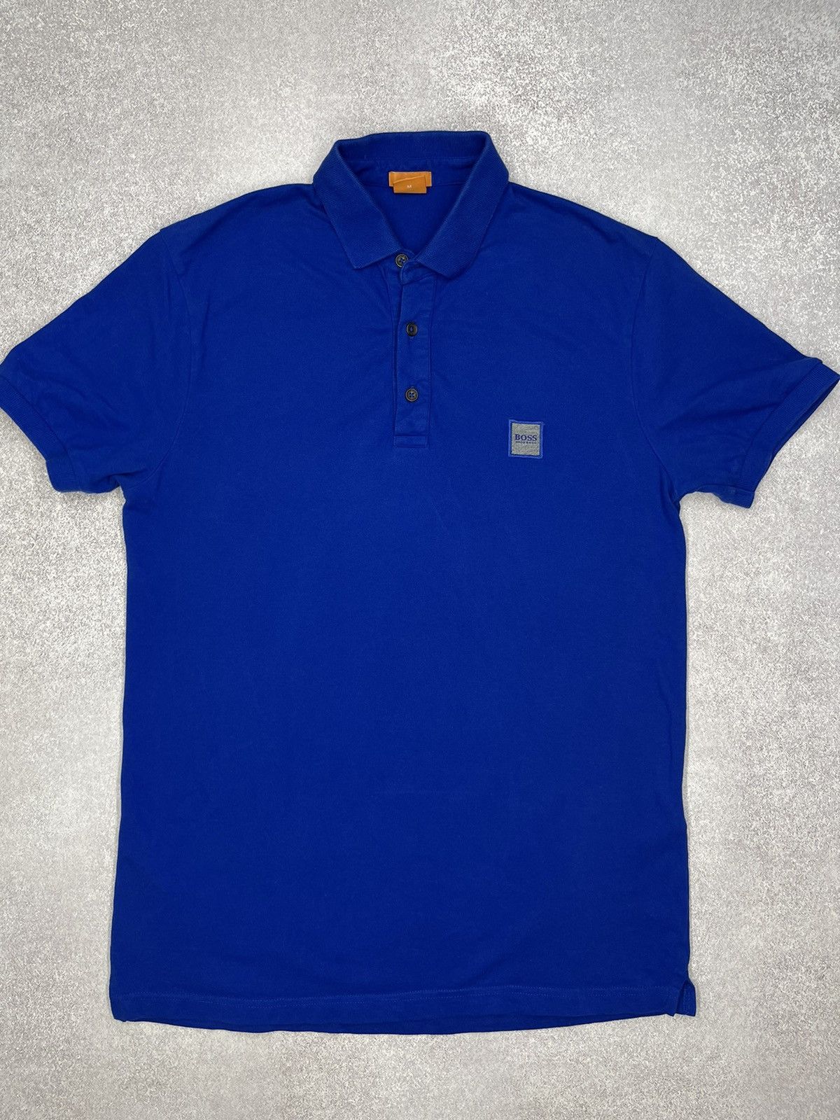 Hugo Boss Mens Hugo Boss Polo Blue T Shirt Y2K Size M Size US M / EU 48-50 / 2 - 2 Thumbnail