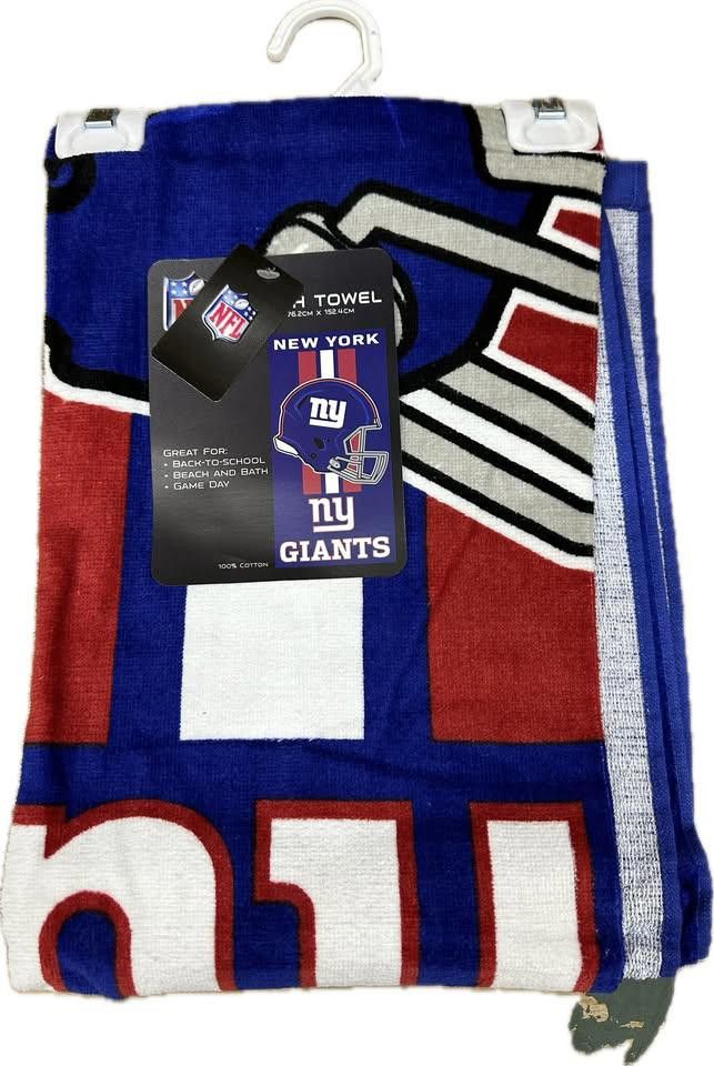 Designer New York Giants Beach Towel Size ONE SIZE - 1 Thumbnail