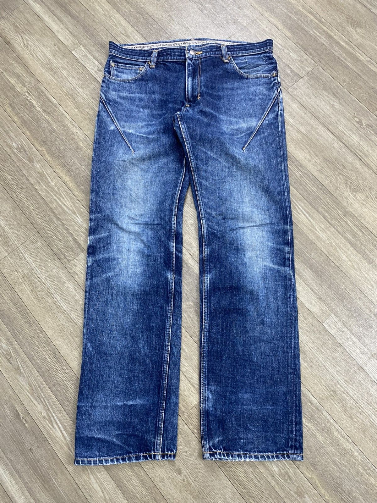 Number (N)ine Vintage Number (N)ine Music Distressed Denim Jeans Faded Size US 32 / EU 48 - 1 Thumbnail