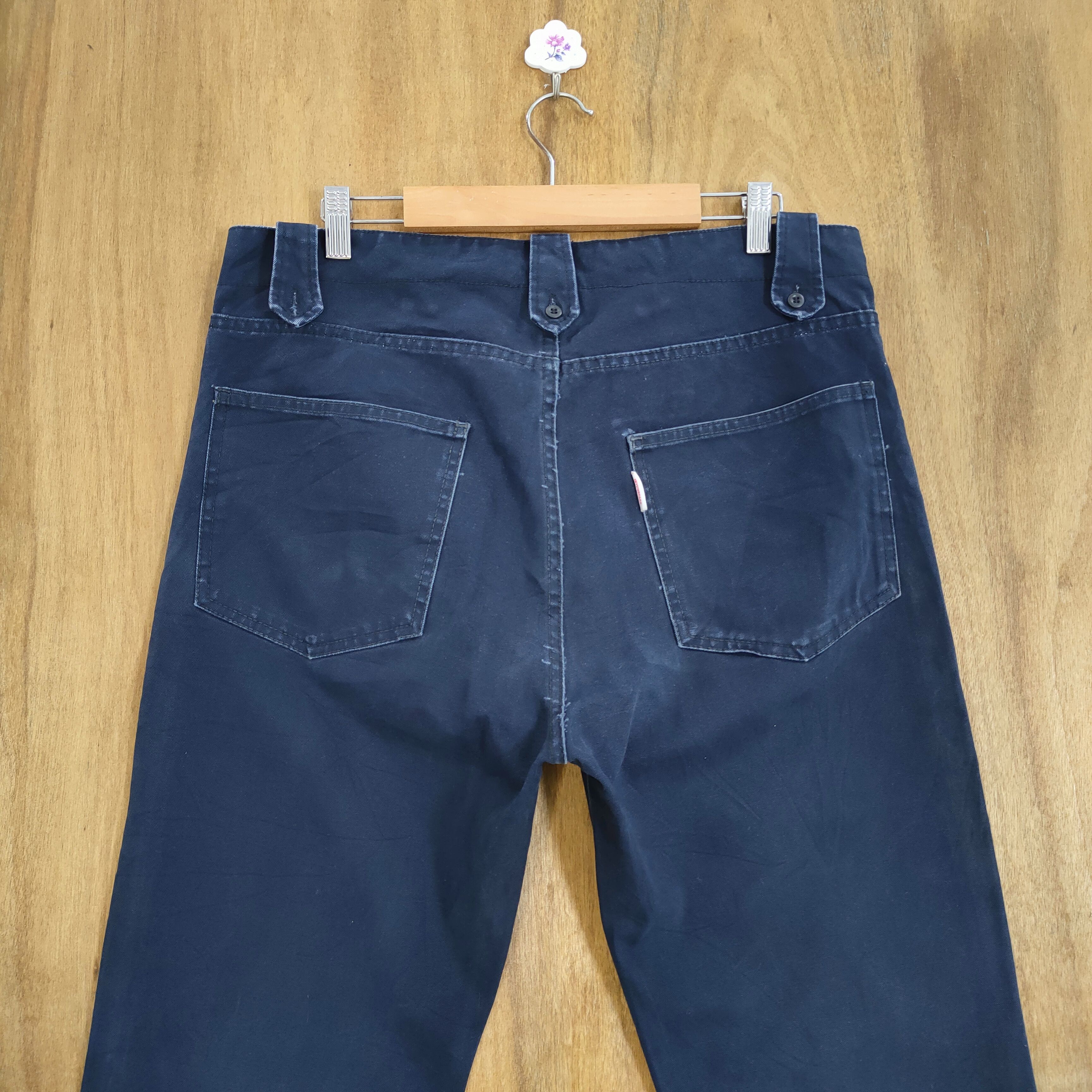 Japanese Brand VINTAGE INTERFACE DARK BLUE TROUSERS CHINO BUSH PANTS Size US 34 / EU 50 - 9 Thumbnail