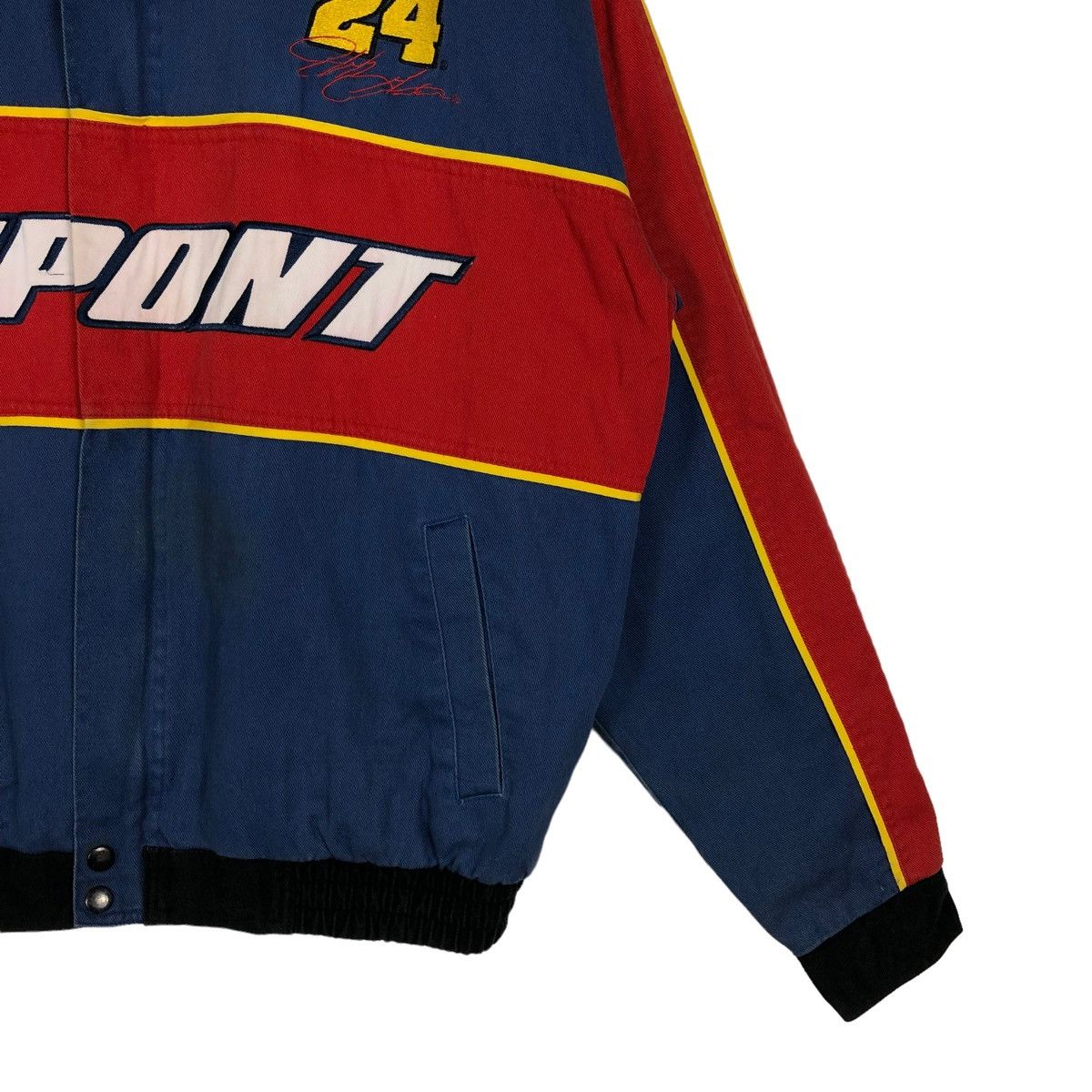 DuPont 🔥90’s Vintage Bomber Jacket Dupont Hendrick Motorsports Size US XL / EU 56 / 4 - 2 Thumbnail