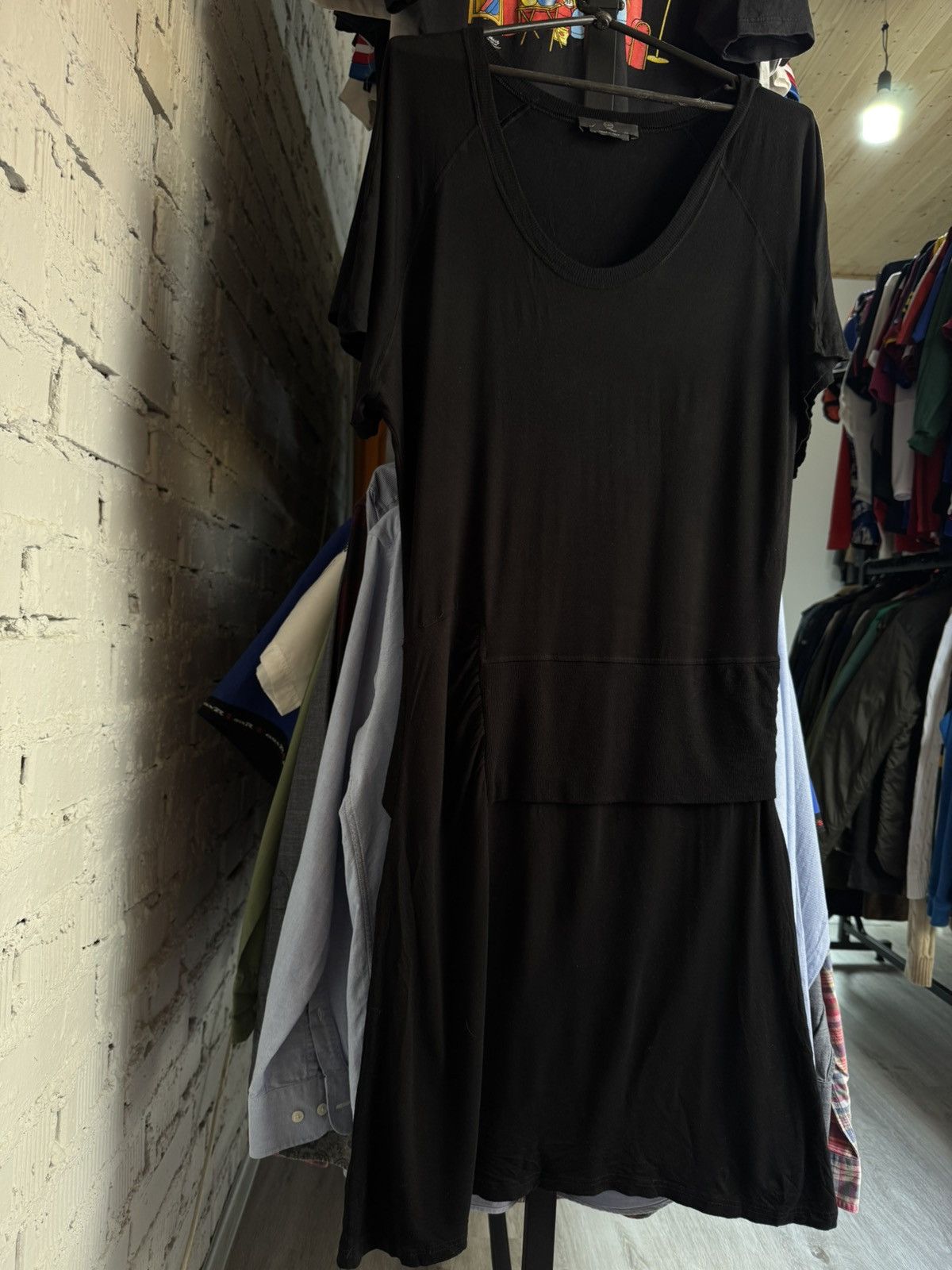 Alexander McQueen MC Alexander McQueen Stretch Dress Viscose Large Women’s Black Design Tunic Size L / US 10 / IT 46 - 2 Thumbnail