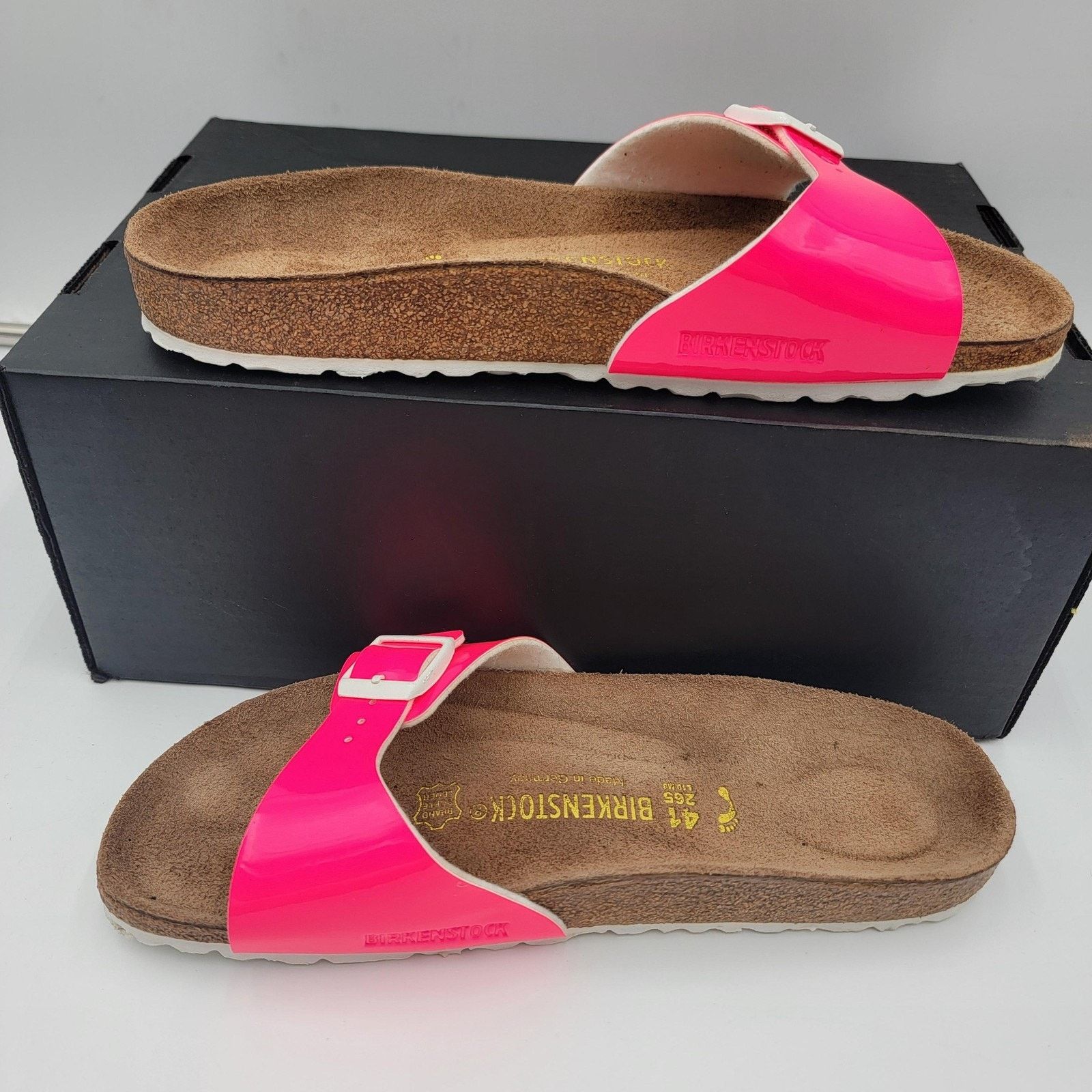 Birkenstock Birkenstock Madrid Shoes Womens Sz 11 41 Pink Patent Sandals Size US 10 / IT 40 - 2 Thumbnail