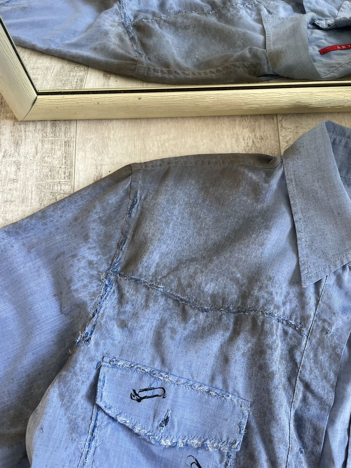 Prada × Vintage 💥RARE💥Prada Vintage Shirts Button Up Archive/Custom Tablet Size US M / EU 48-50 / 2 - 10 Thumbnail