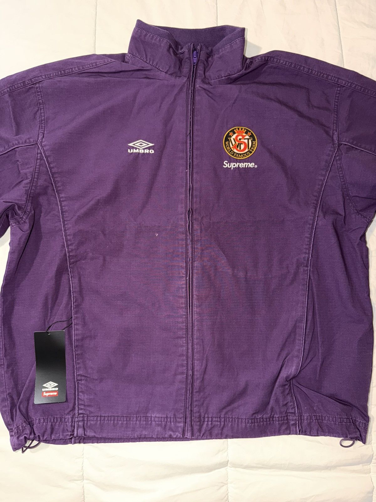Supreme × Umbro Supreme x Umbro Track Jacket Dusty Plum | Grailed