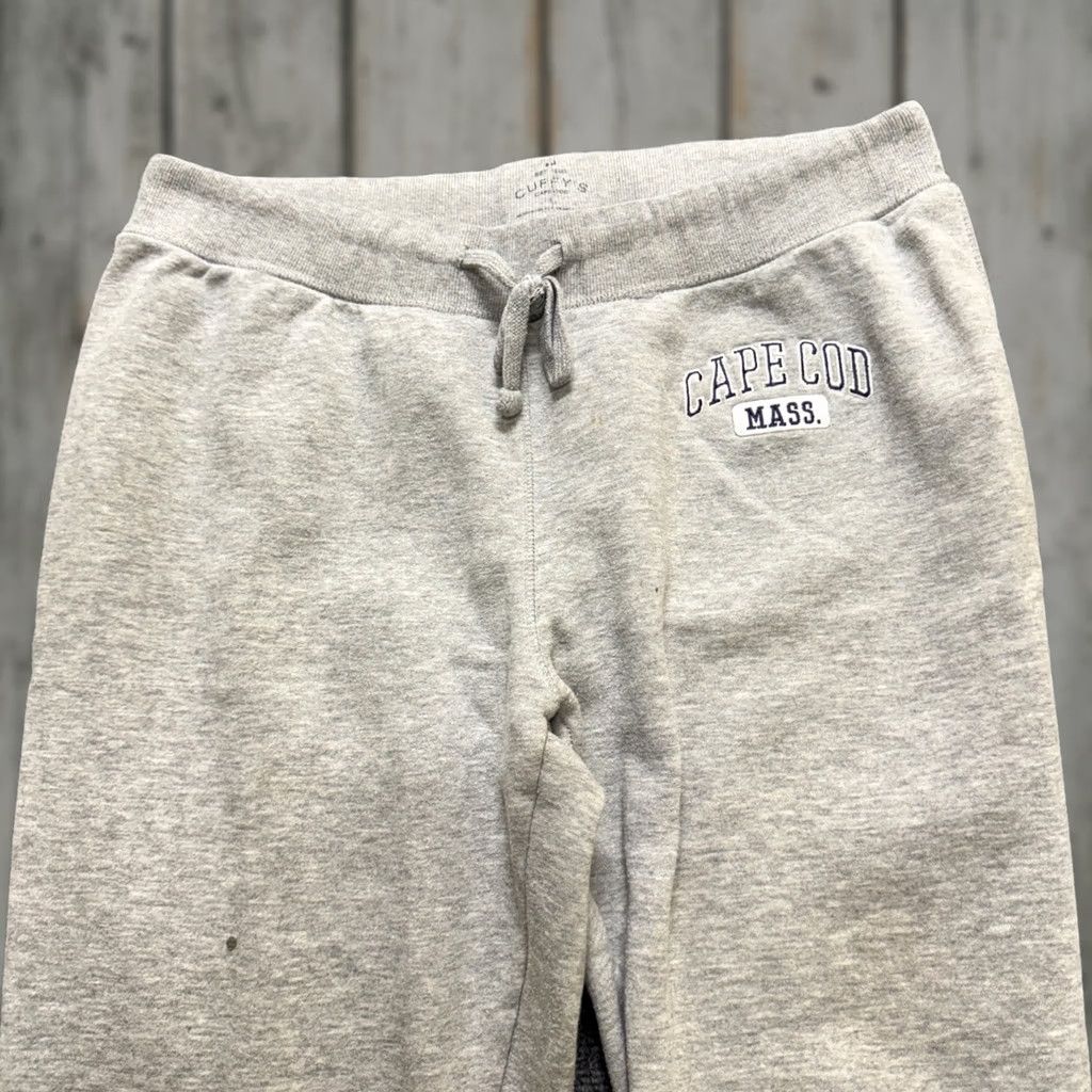 Vintage Cuffy's Sweatpants Women's Large Cotton Blend Gray Lounge Stained Track Pants Ladies L Gray Size 36" / US 14 / IT 50 - 1 Thumbnail