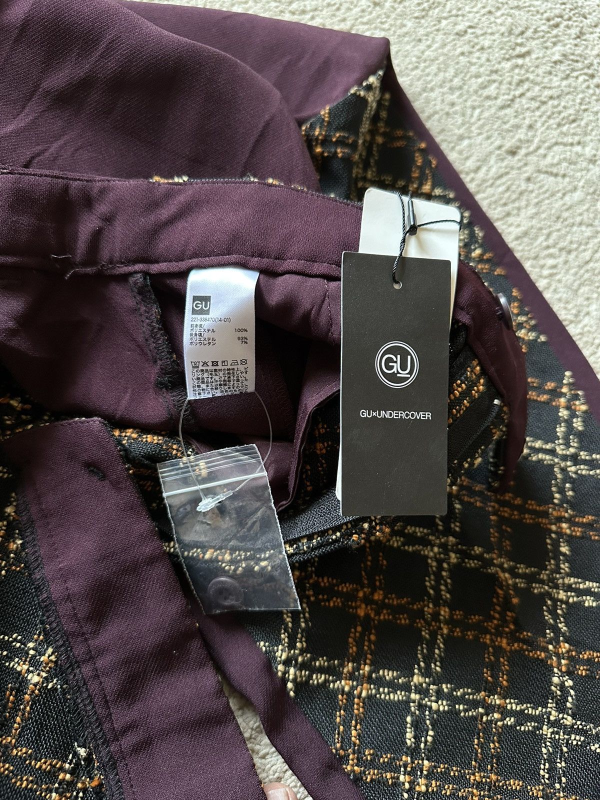 GU × Undercover Undercover Jun Takahashi Tweed Knitted Hybrid Pant Size US 28 / EU 44 - 12 Thumbnail