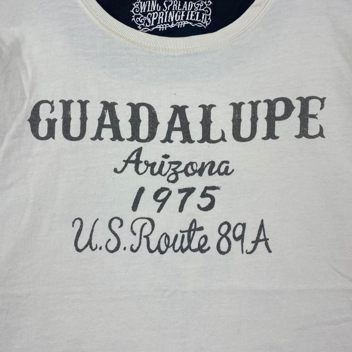 Japanese Brand Wing Spread Tee Shirt Big Logo Bunkers Motel Arizona Skull Size US L / EU 52-54 / 3 - 3 Thumbnail