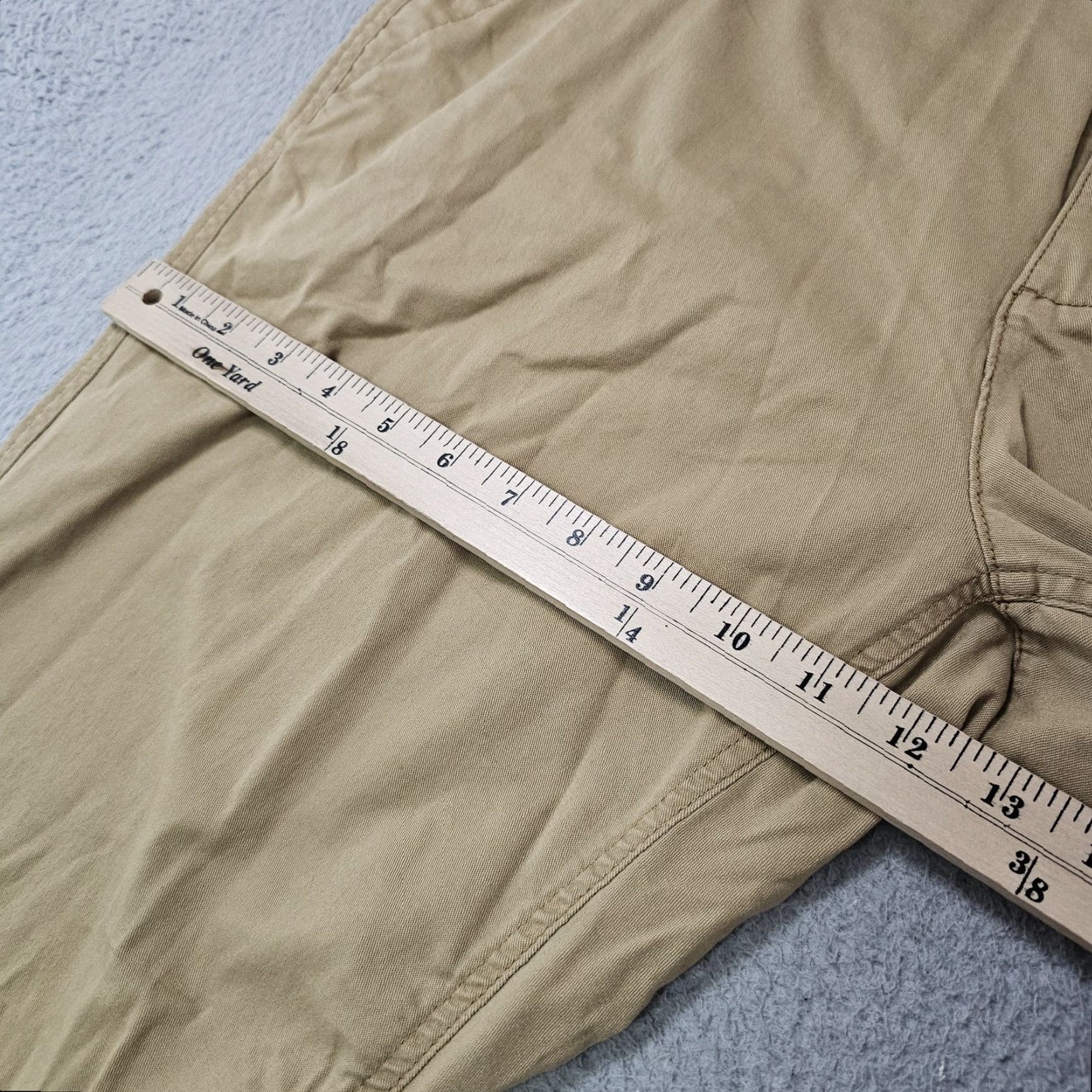 Old Navy Old Navy Pants Womens Large Khaki High Rise OG Chino Ankle Stretch Casual New Size 36" / US 14 / IT 50 - 7 Thumbnail