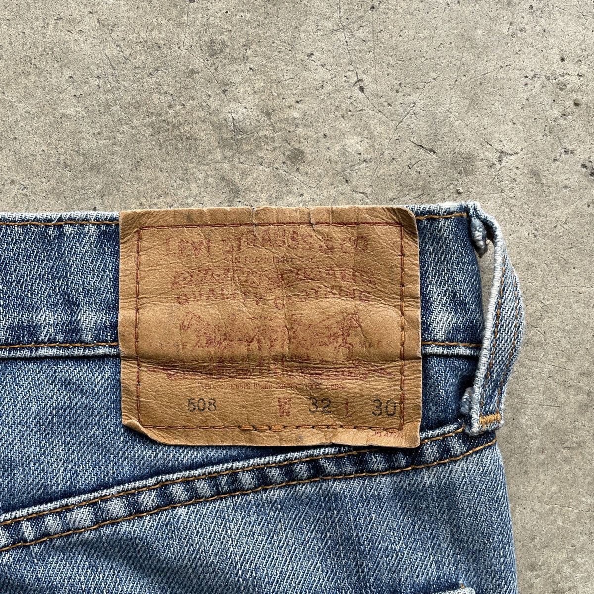 Levi's Vintage Clothing Vintage Levi’s 508 Baggy Faded Jeans Denim Pants W31 Size US 31 - 8 Thumbnail