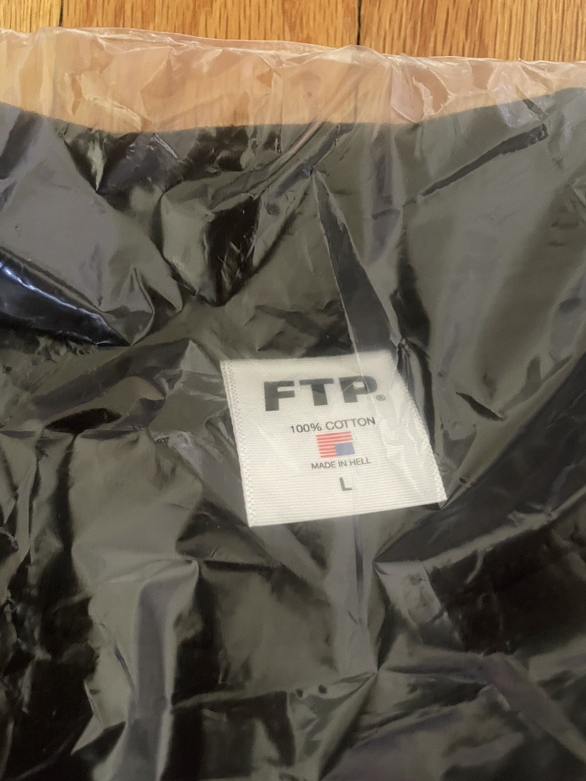 Fuck The Population FTP Distress Flag Black sz Large Size US L / EU 52-54 / 3 - 2 Thumbnail