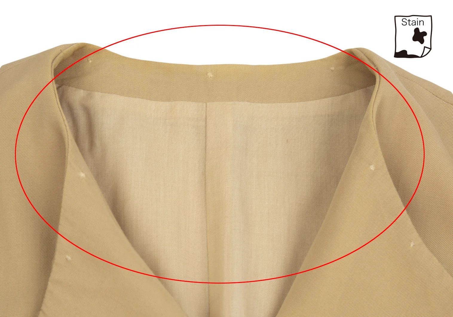Yohji Yamamoto Yohji Yamamoto Beige No-Collar Wool Gabardine Jacket Size US M / EU 48-50 / 2 - 3 Thumbnail