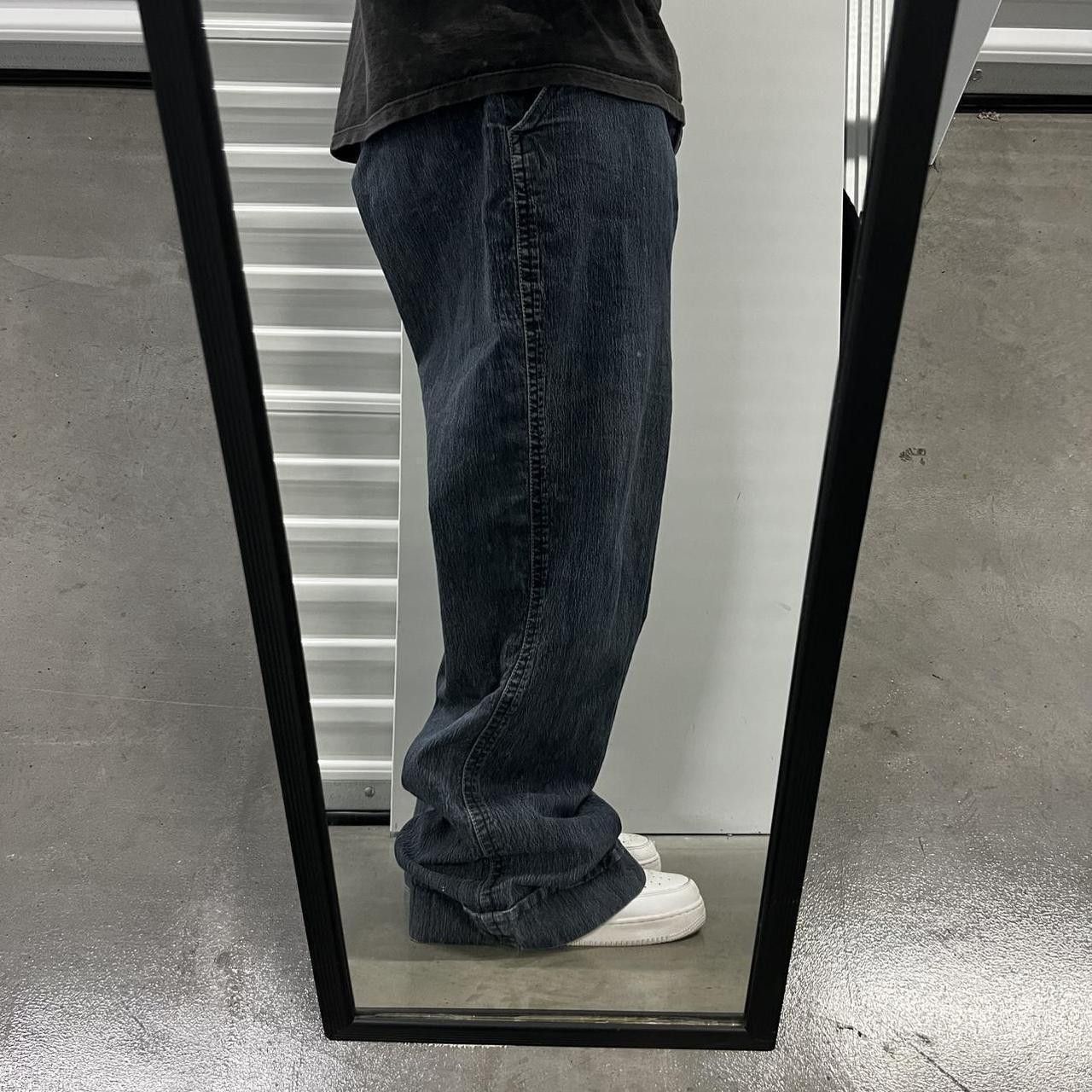 Vintage Crazy Vintage Y2K/2000s Super Baggy Dark Wash Grunge Denim Jeans! Size US 38 / EU 54 - 2 Thumbnail