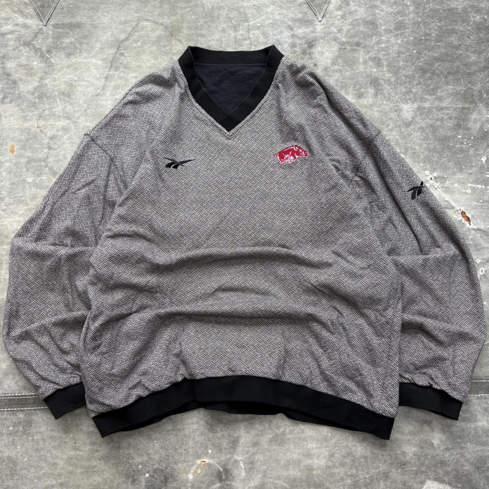 Reebok Vtg Arkansas Razorbacks Reversible Sweatshirt Windbreaker Size US L / EU 52-54 / 3 - 1 Thumbnail