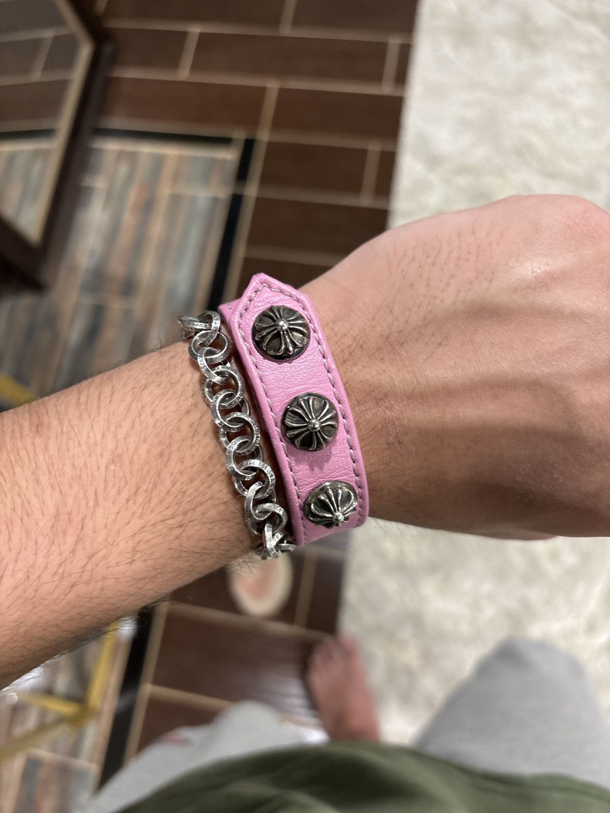 Chrome Hearts Chrome Hearts Pink Snap Bracelet Size ONE SIZE - 8 Thumbnail