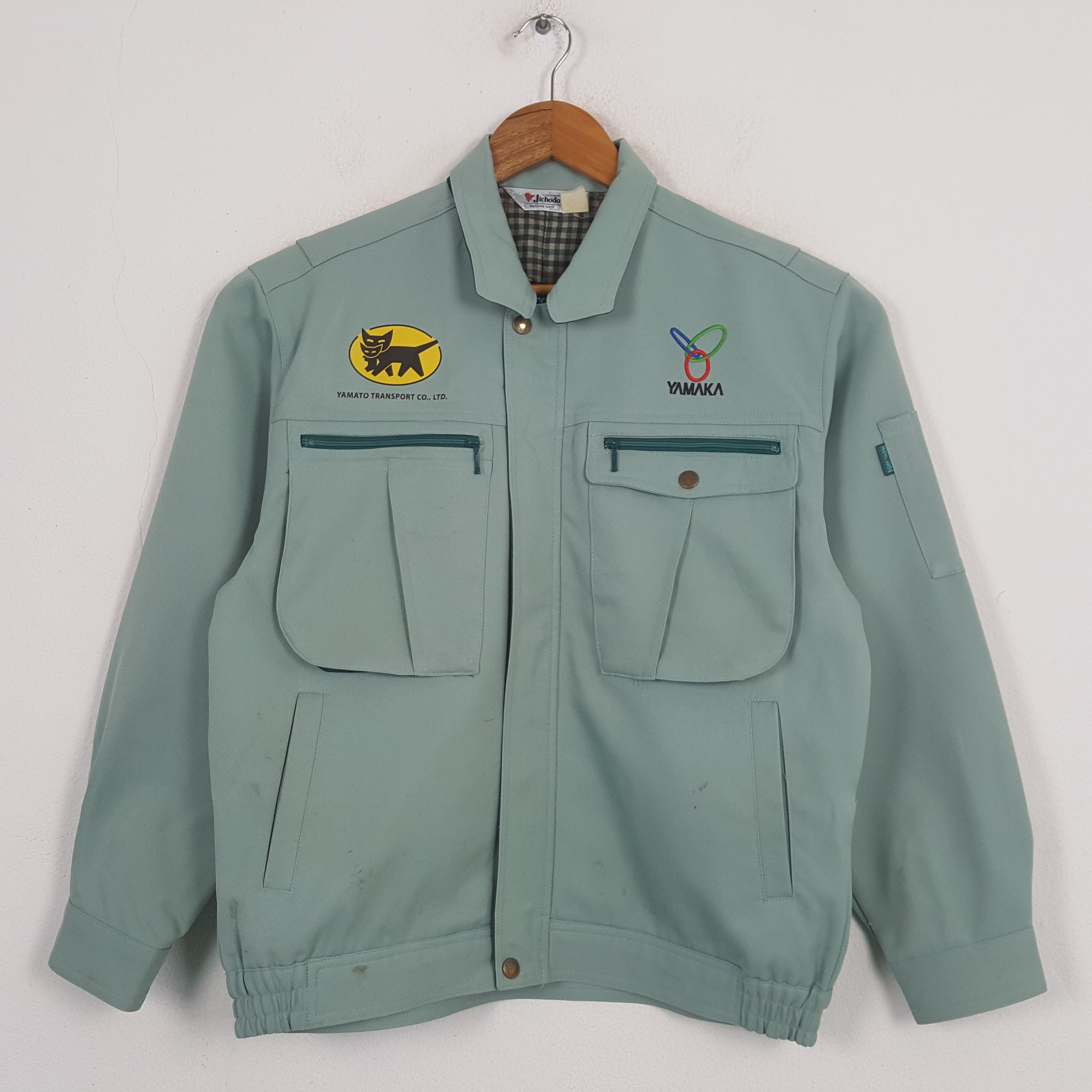 Japanese Brand × Vintage Vintage YAMATO TRANSPORT Japan Brand Company Jacket C291N17 Size US M / EU 48-50 / 2 - 3 Thumbnail
