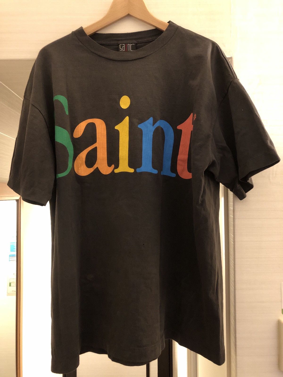 トップス SAINT MICHAEL SS TEE RAINBOW SAINT Saint Mxxxxxx (セントマイケル) SS TEE RAINBOW SAINT SM-YS1