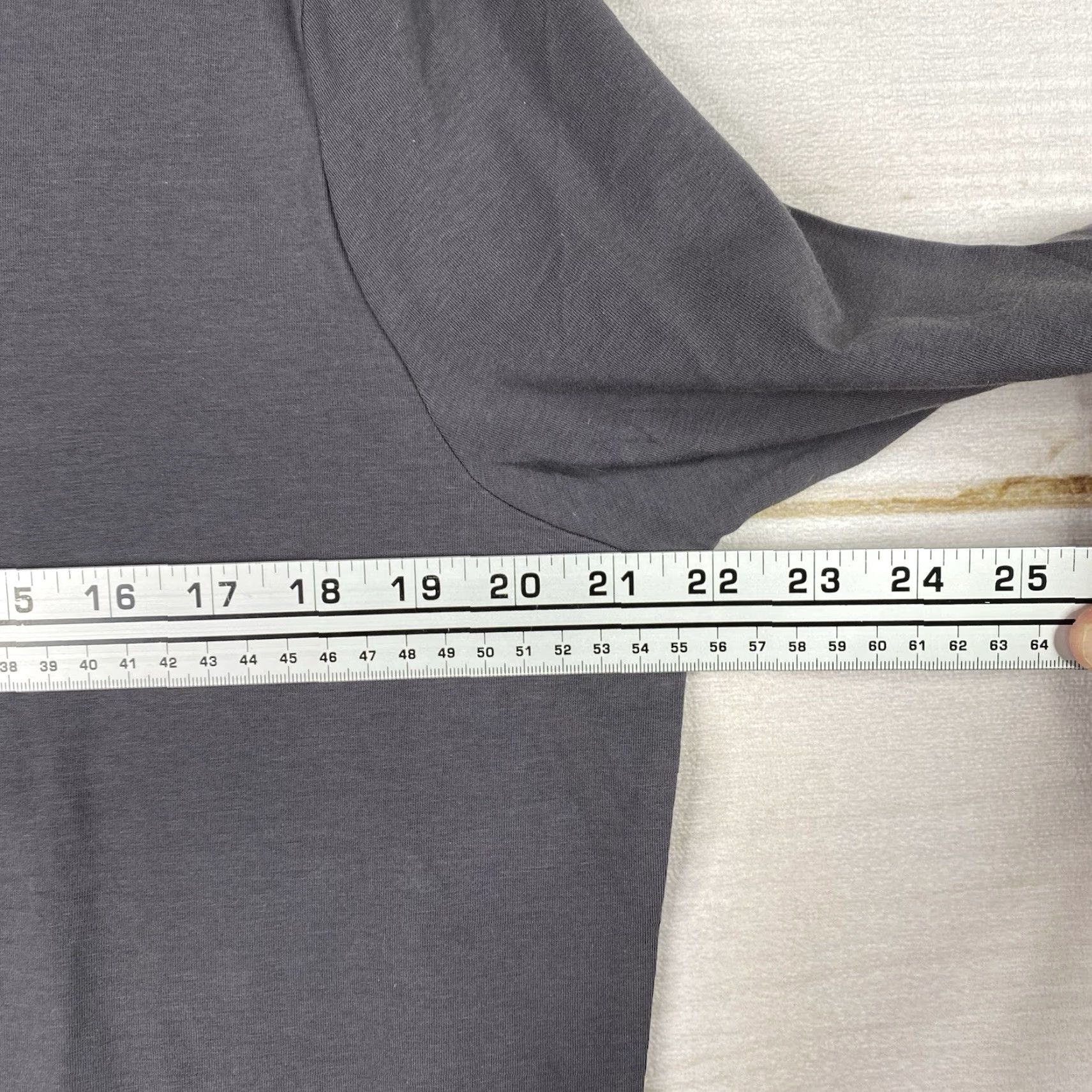 Vintage Duluth Womens Henley Top 2XL Gray V-Neck Stretch Pullover 1/4 Button Shirse T-Shirt Casual Workwear Baseball Mode Size XXL / US 16-18 / IT 52-54 - 5 Thumbnail