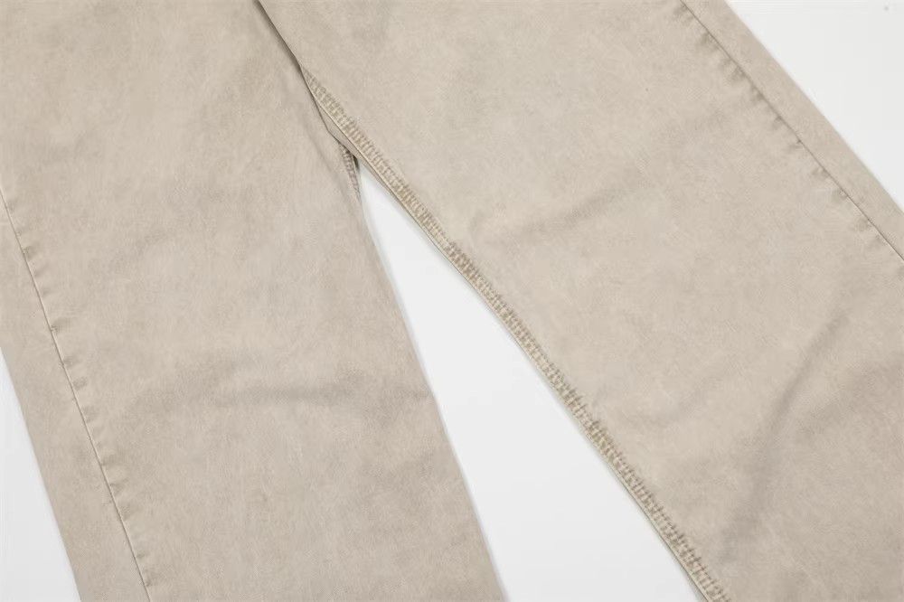 Japanese Brand × Jean Men's American retro loose casual washed distressed jeans Size US 32 / EU 48 - 6 Thumbnail