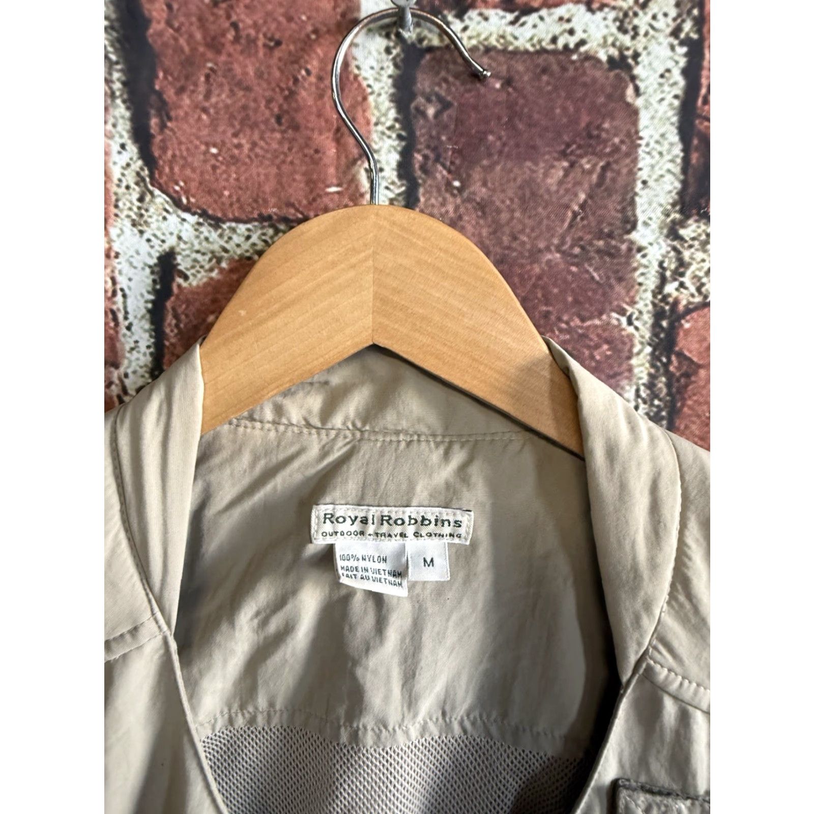 Royal Robbins Royal Robbins Vest Mens Outdoor Nylon Full Zip Brown Size M Size US M / EU 48-50 / 2 - 3 Thumbnail