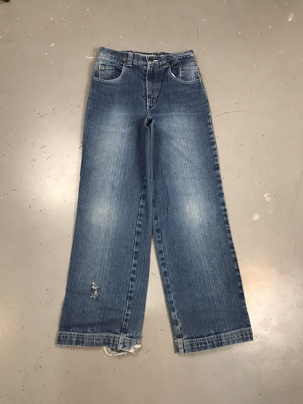 JNCO × Southpole × Vintage Vintage force crew embroidered straight denim pant Size 26" / US 2 / IT 38 - 2 Thumbnail