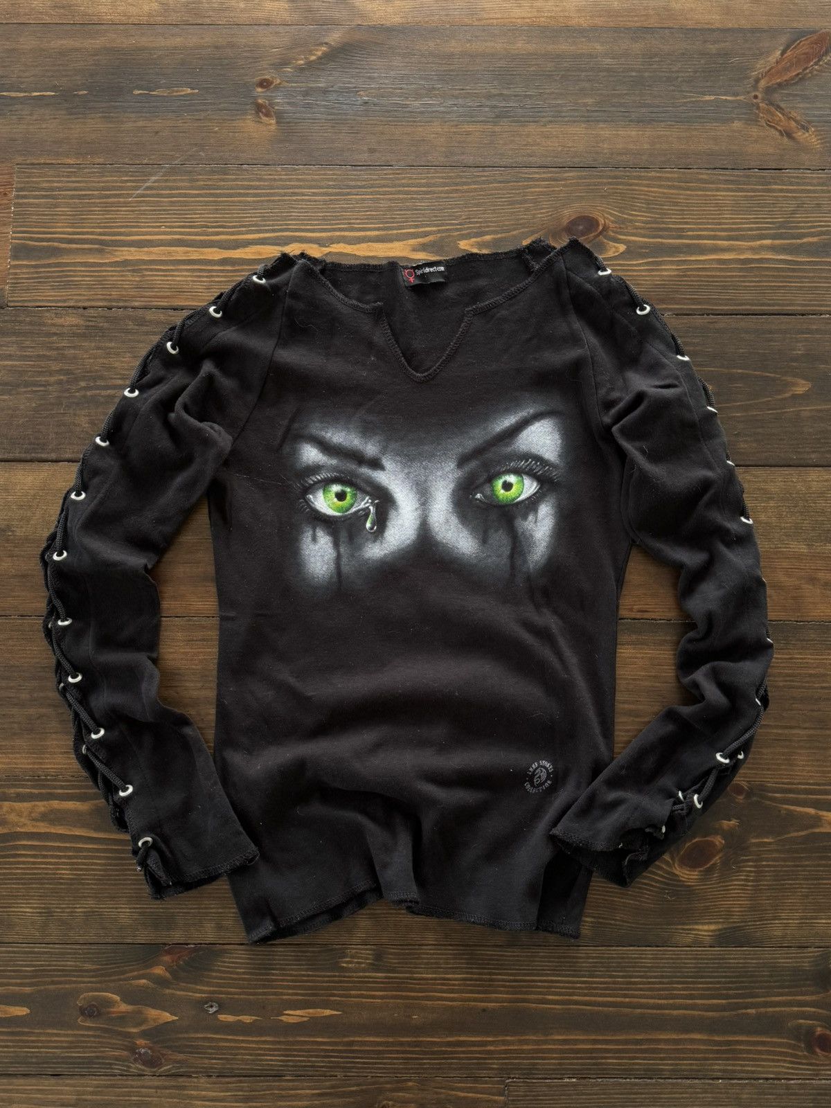 Hysteric Glamour Y2K Spiral Grunge Vibe Vintage Long Sleeve T