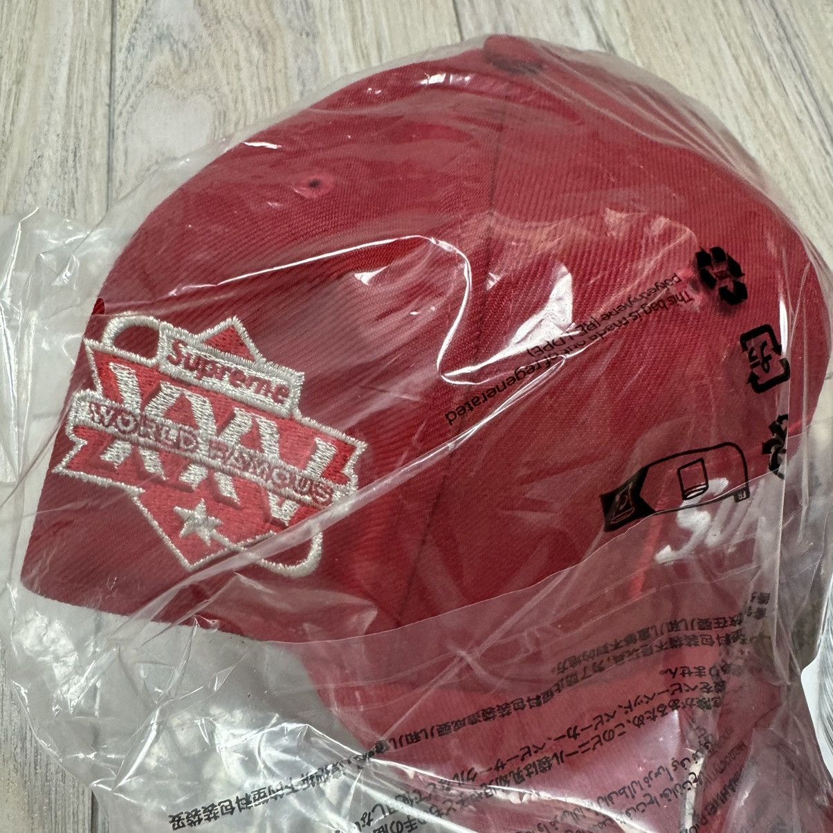 New Era × Supreme Supreme Championship Box Logo Fitted Hat Red Deadstock Size ONE SIZE - 7 Thumbnail