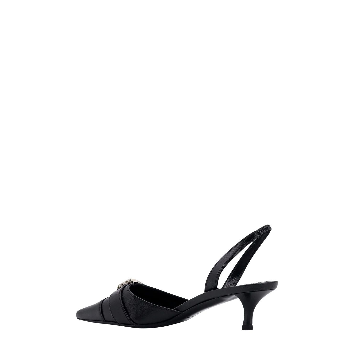 Givenchy GIVENCHY Voyou $995 Black Leather Slingback Pumps New & Auth Size US 8 / IT 38 - 3 Thumbnail