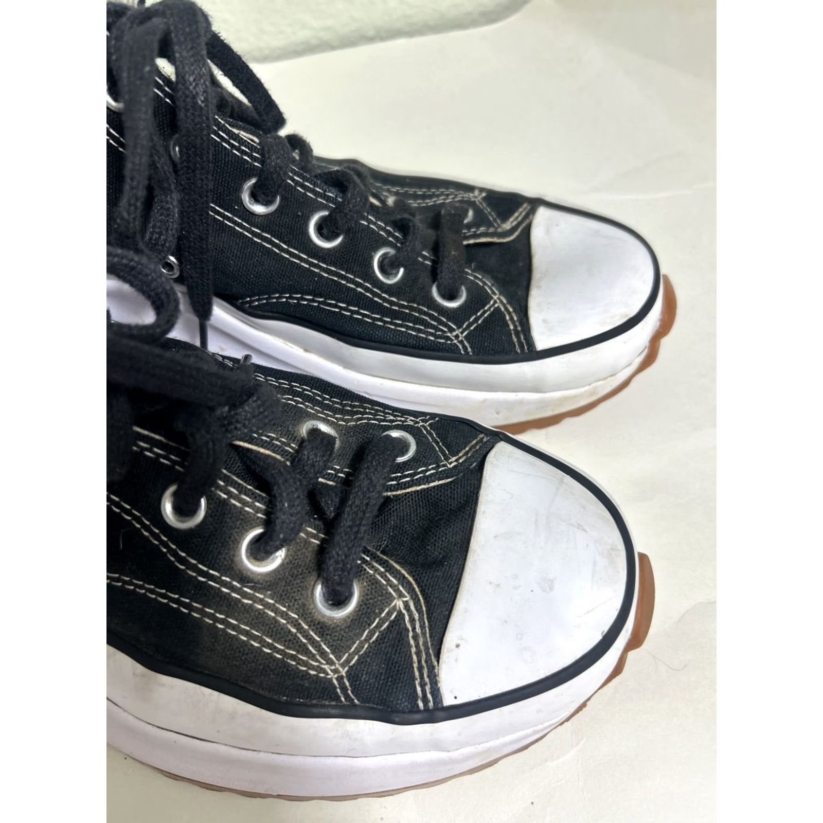 Converse Converse Run Star Platform High Top Shoes unisex M10 W11.5 Black Stars Sneaker Women Mens Size XL / US 12-14 / IT 48-50 - 3 Thumbnail