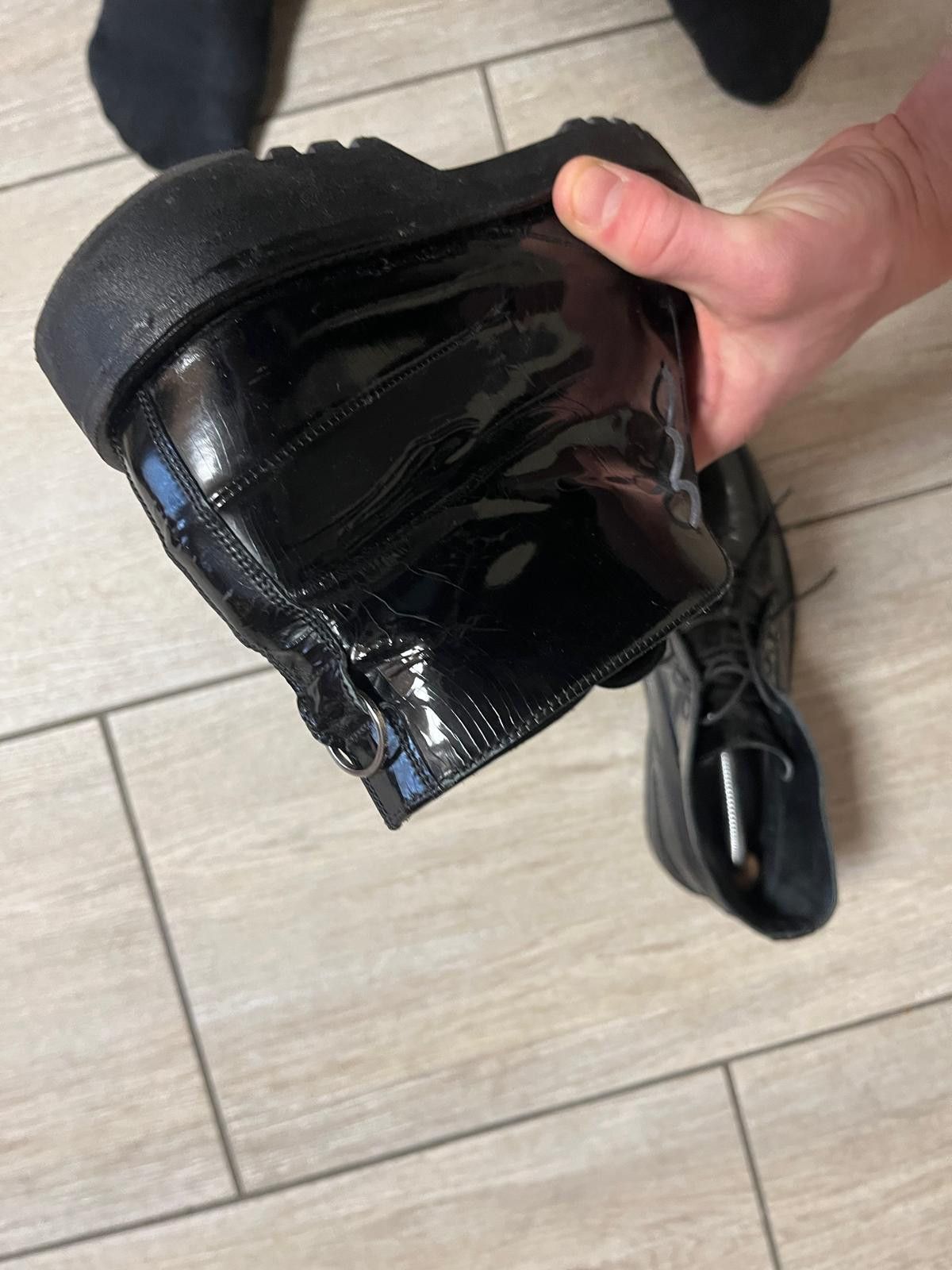 Dior AW/03 Luster Mid Boots Patent Leather Size US 7 / EU 40 - 4 Thumbnail
