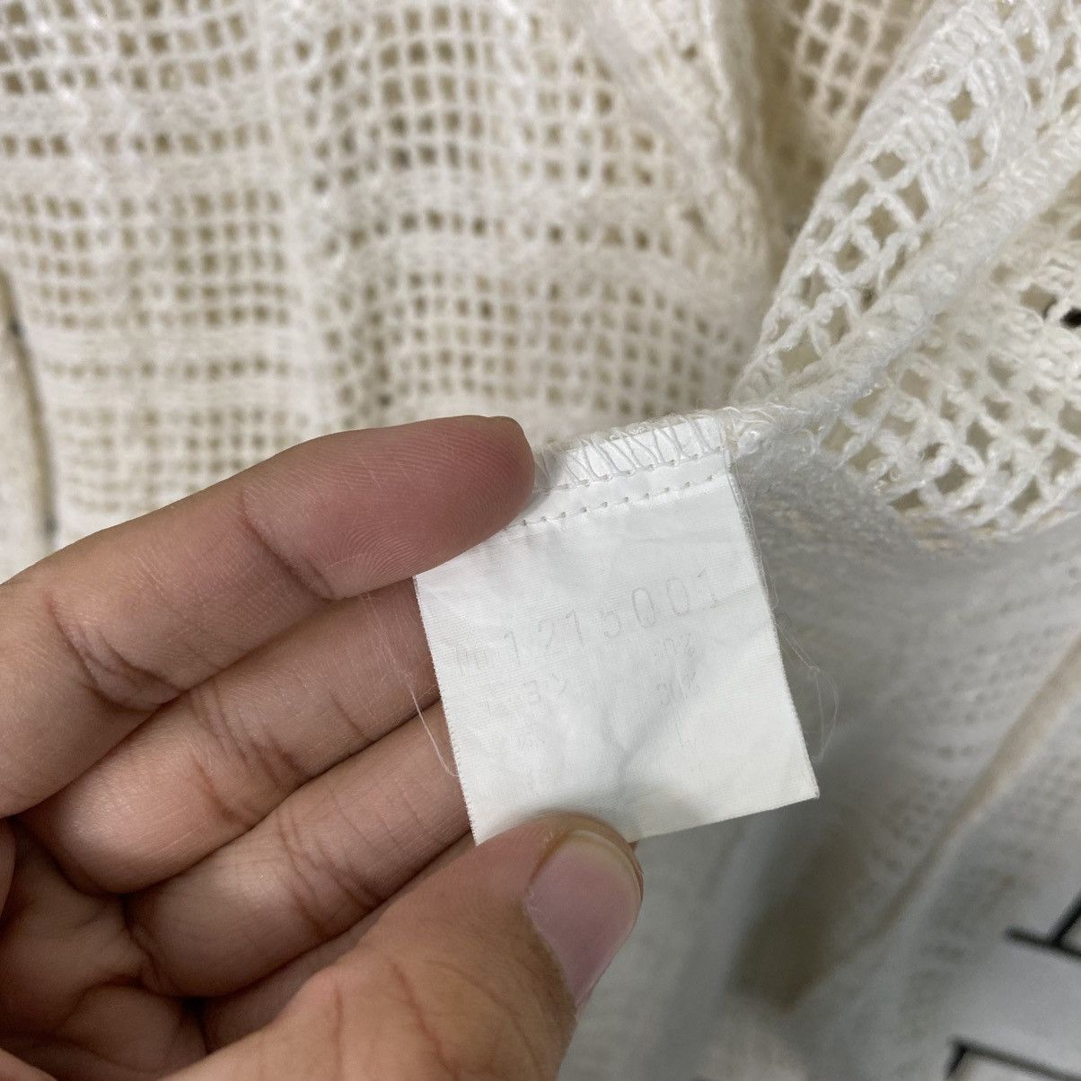 Japanese Brand Hollywood Movie Knit Net Button Sweater Issey Miyake Size US M / EU 48-50 / 2 - 21 Thumbnail