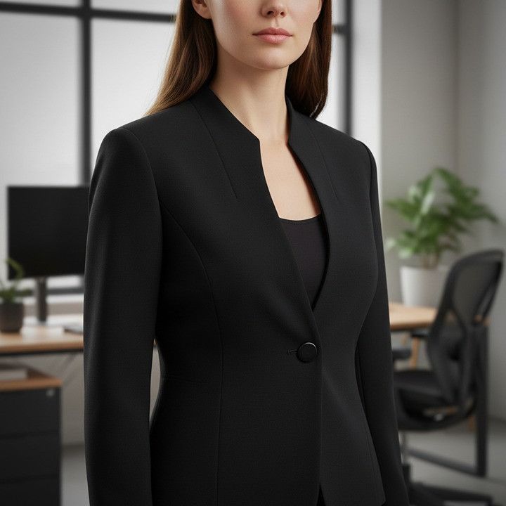 Other Jones Studio Women's Black Blazer Jacket Size 12 Formal Mid Size XL / US 12-14 / IT 48-50 - 7 Thumbnail